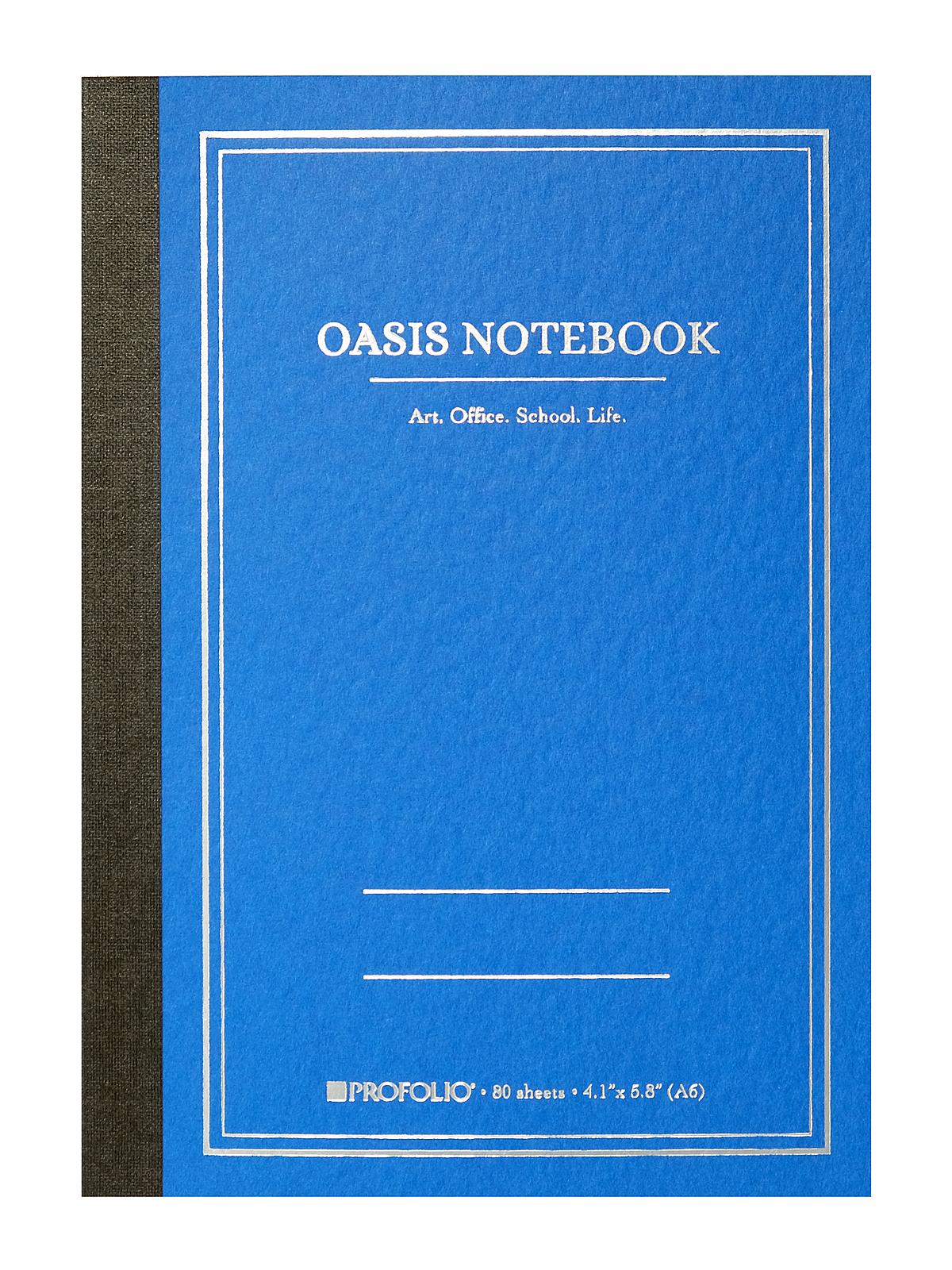 Profolio Oasis Notebook A6 4.1 in. x 5.8 in. sky 80 sheets