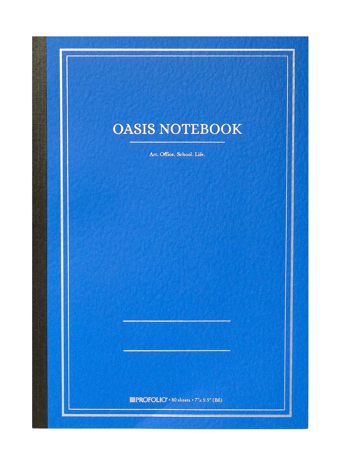 Profolio Oasis Notebook B5 7 in. x 9.9 in. sky 80 sheets
