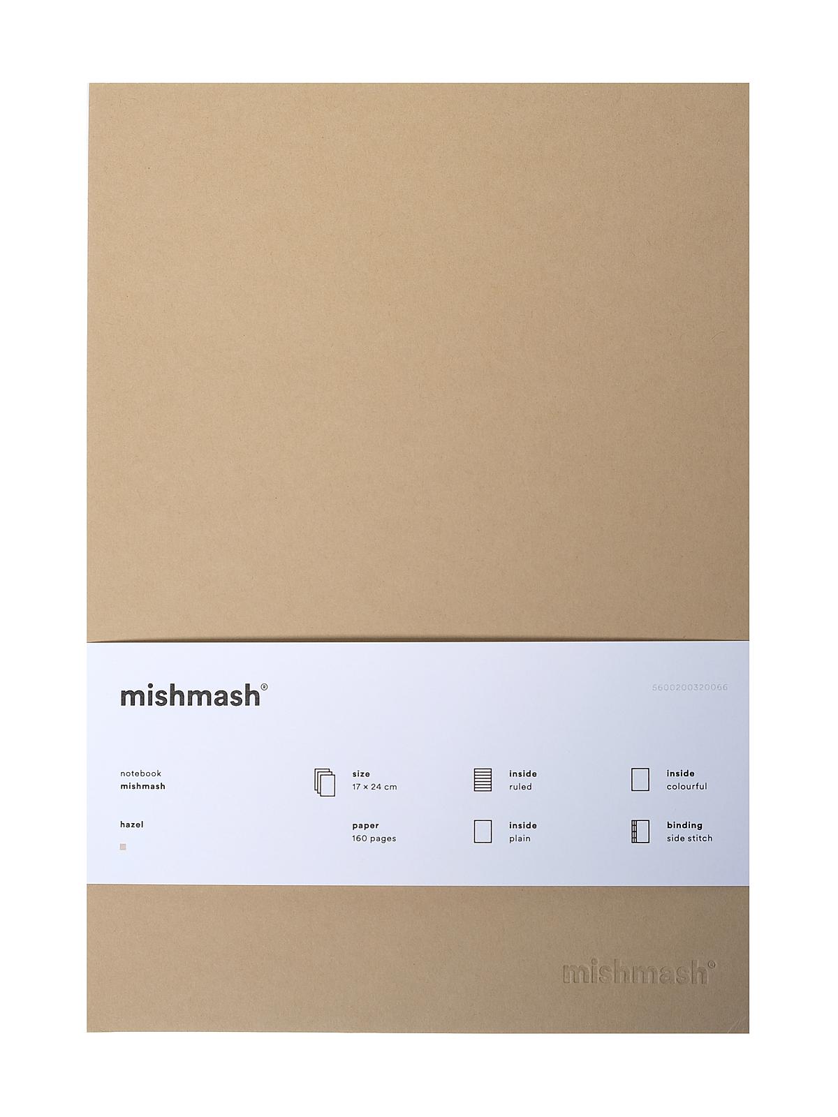Notebooks hazel 6.7 in. x 9.5 in. 160 pages
