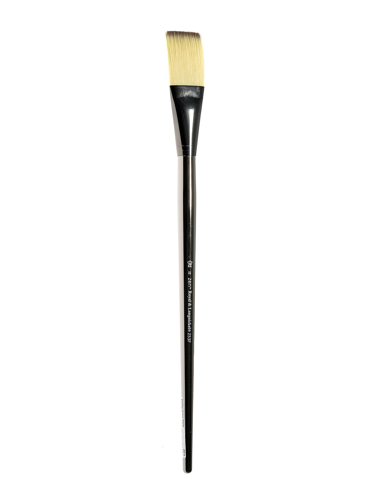 Zen Series 53 Synthetic Acrylic & Oil Brushes flat 12