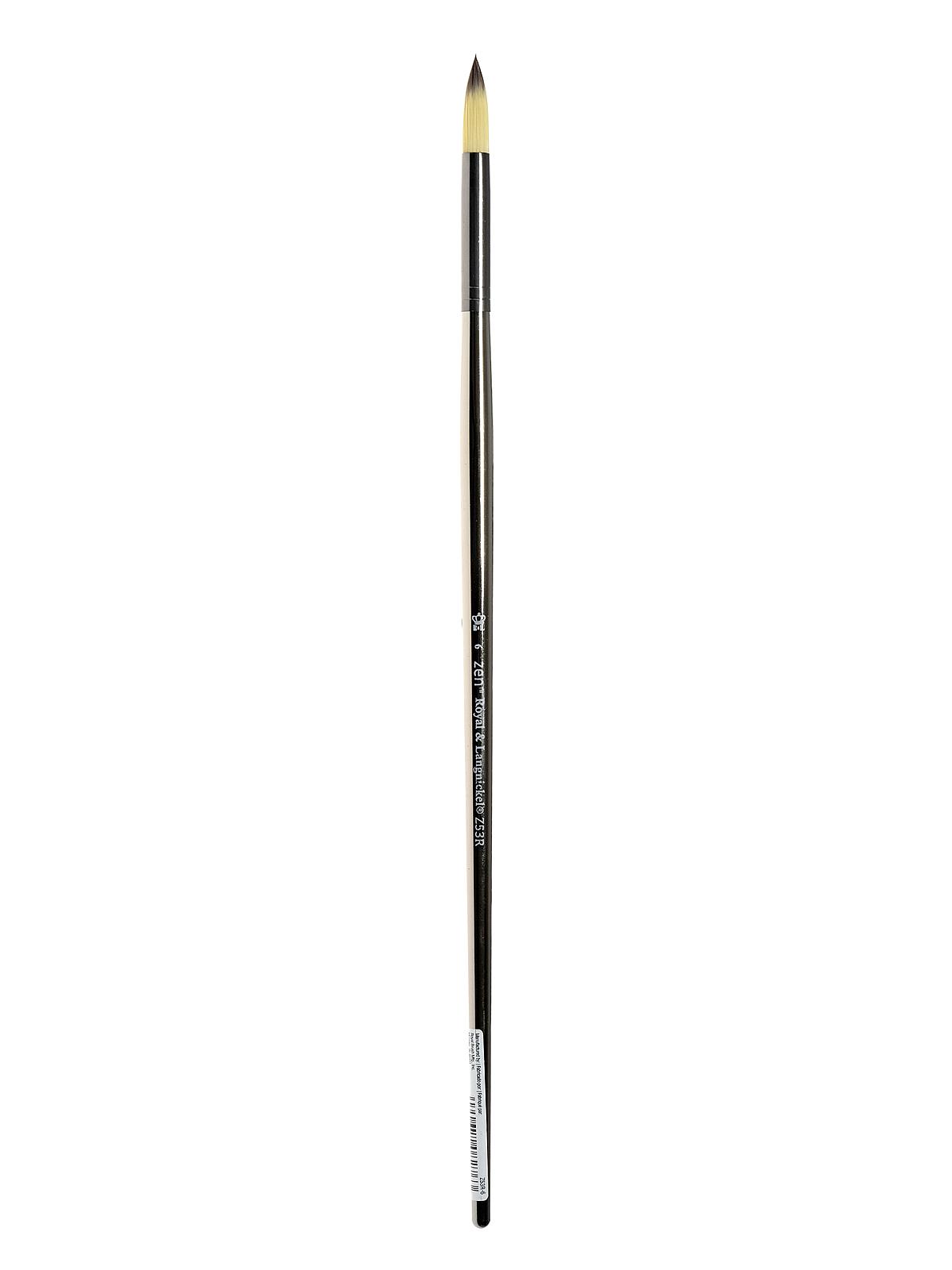 Zen Series 53 Synthetic Acrylic & Oil Brushes round 6