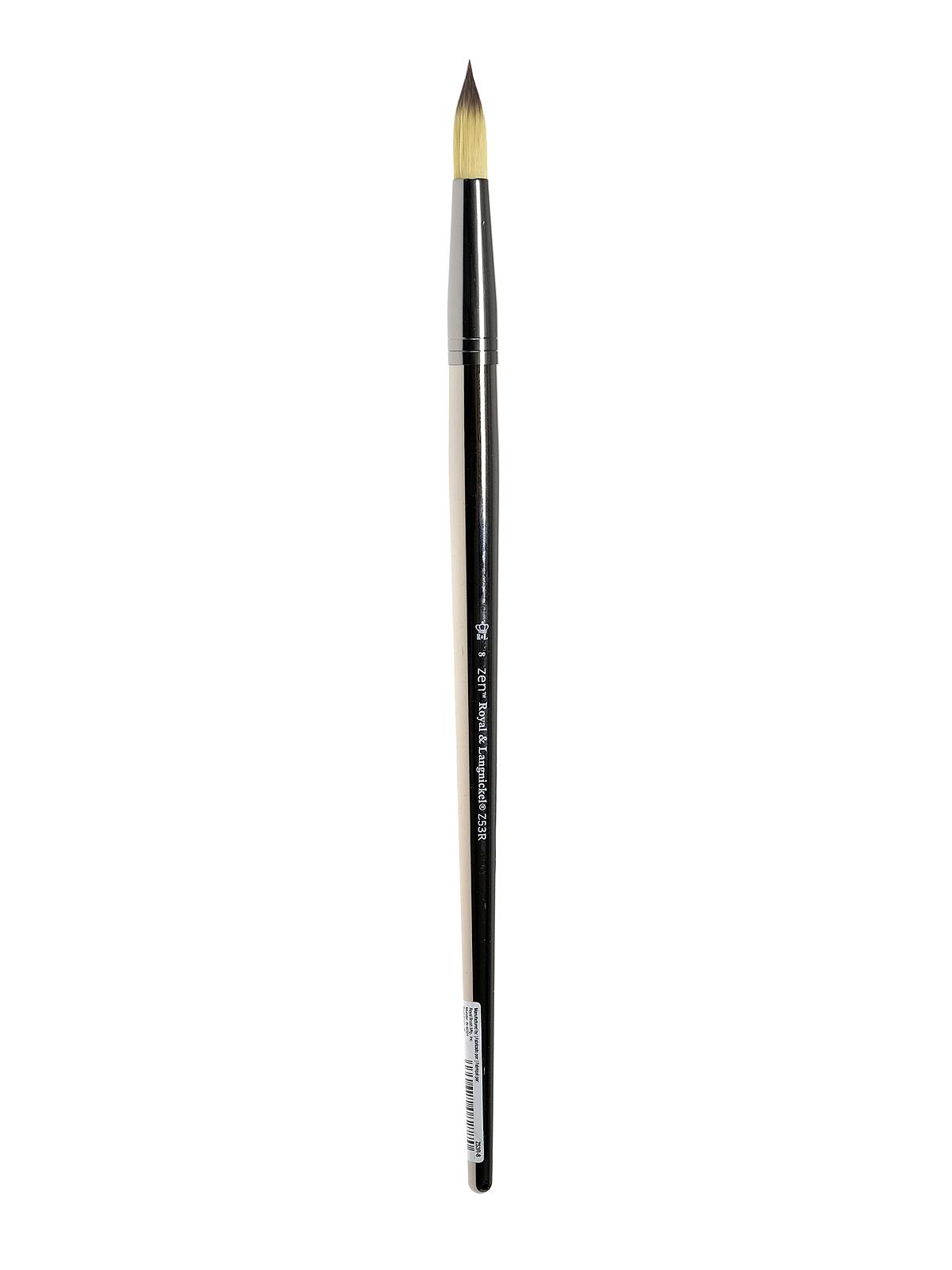 Zen Series 53 Synthetic Acrylic & Oil Brushes round 8