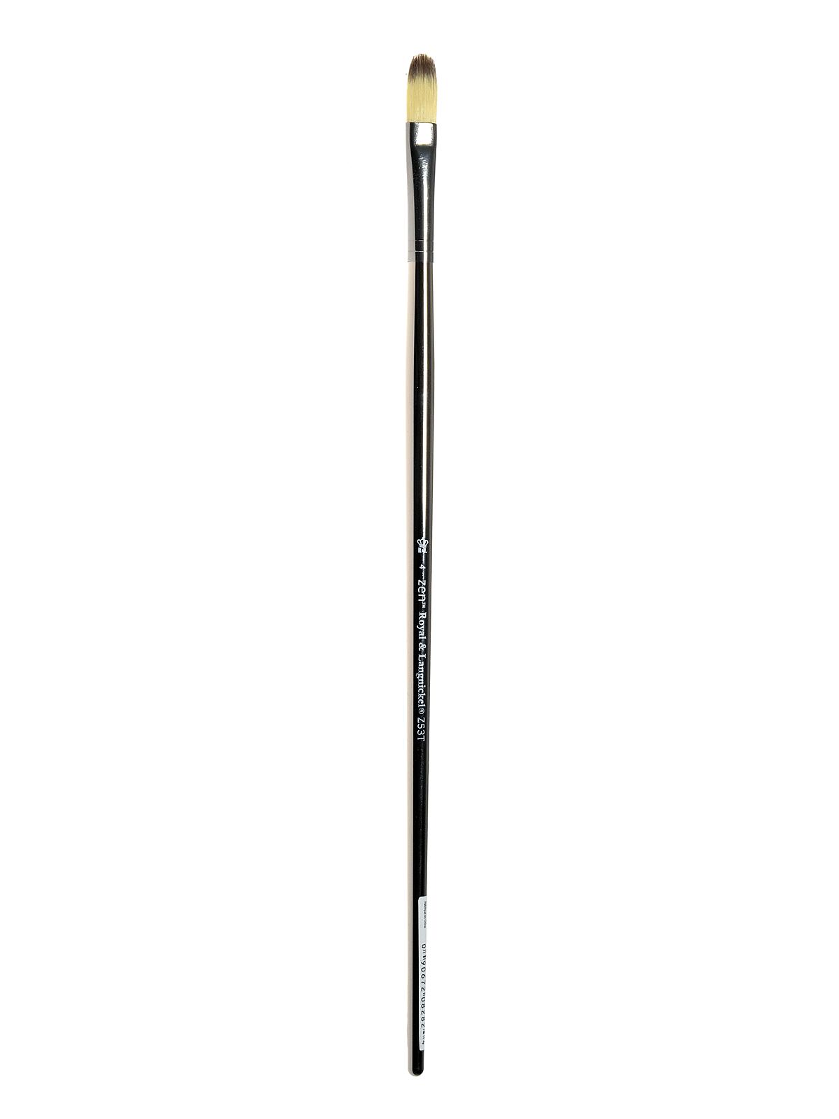 Zen Series 53 Synthetic Acrylic & Oil Brushes filbert 4