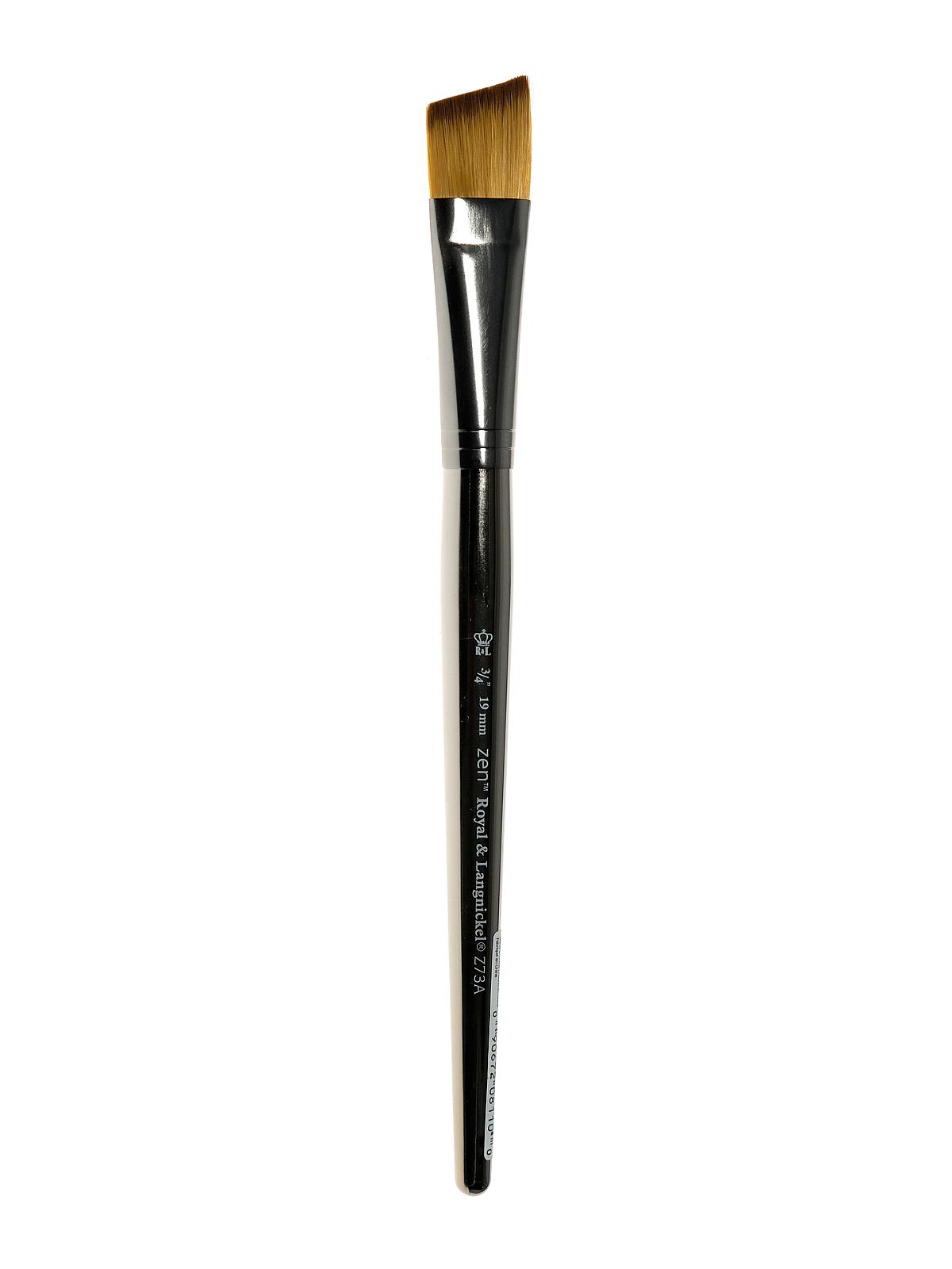 Zen Series 73 All Media Brushes angle shader 3 4 in.