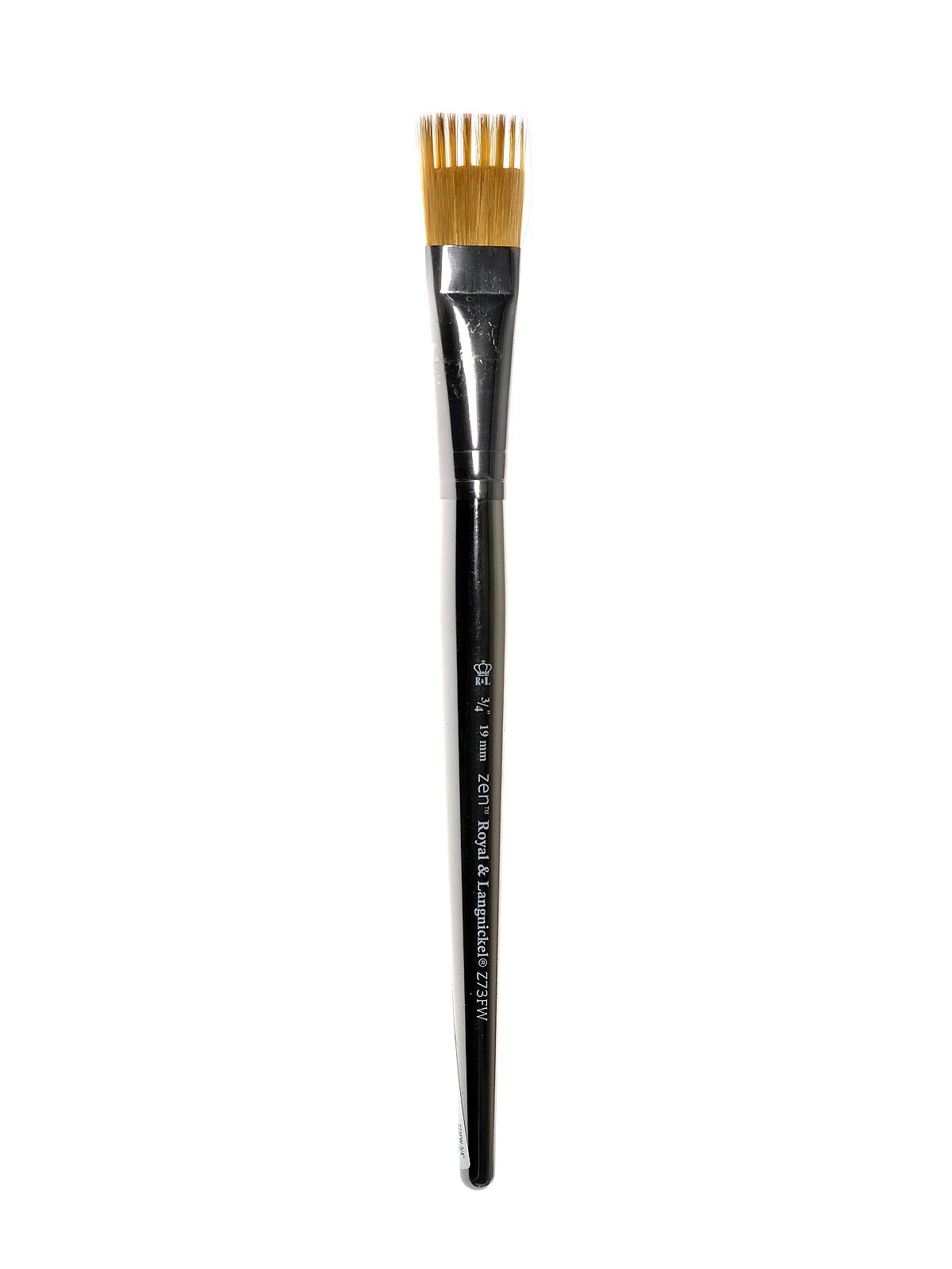 Zen Series 73 All Media Brushes flat wisp 3 4 in.