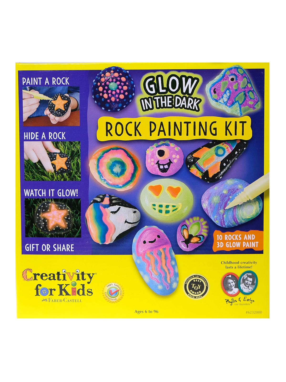 Glow in the Dark Rock Painting Kit each