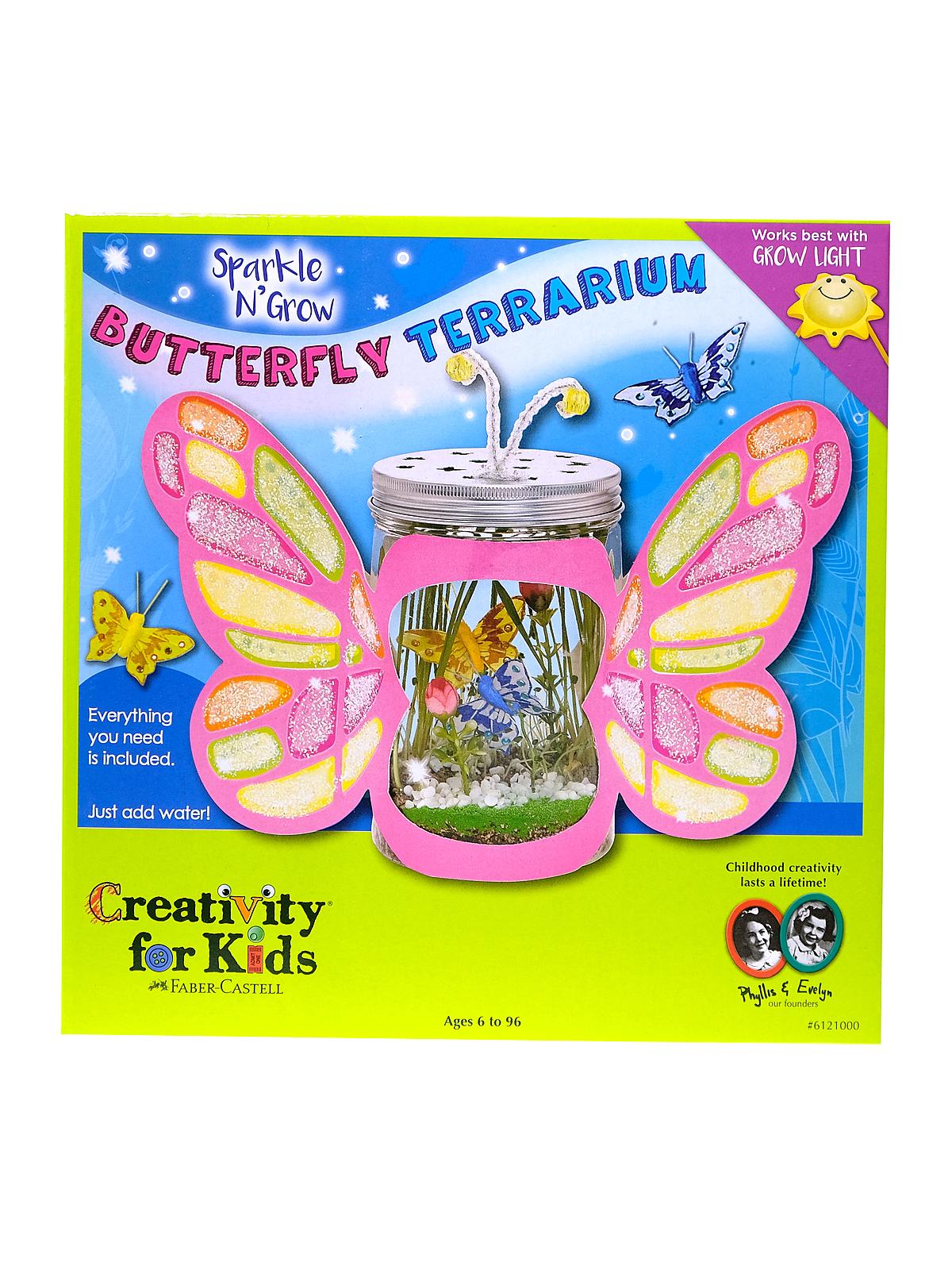 Sparkle n' Grow Butterfly Terrarium each