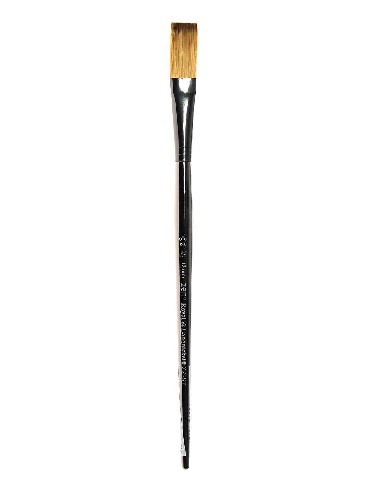 Zen Series 73 All Media Brushes one stroke 1 2 in.