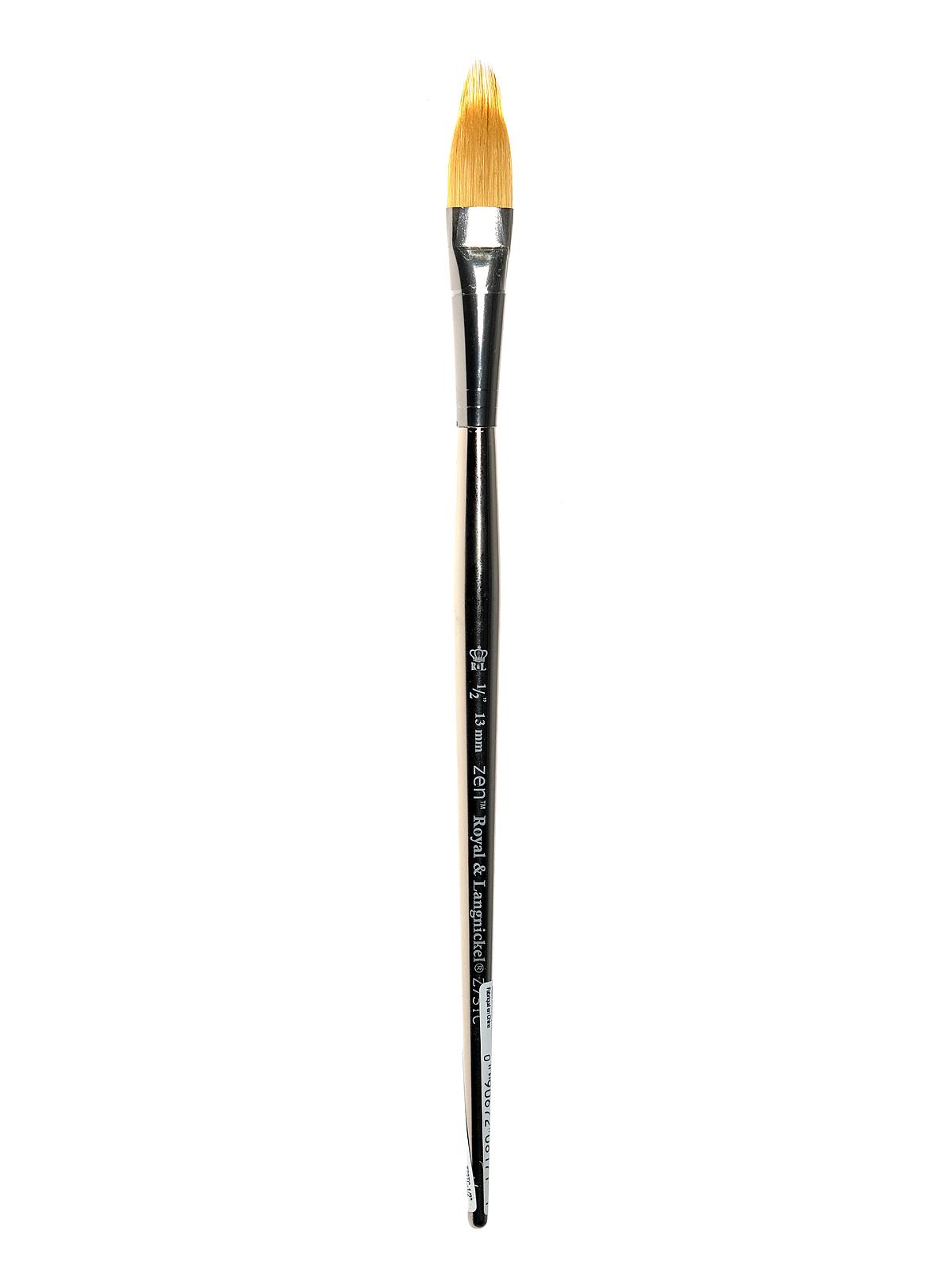 Zen Series 73 All Media Brushes filbert comb 1 2 in.