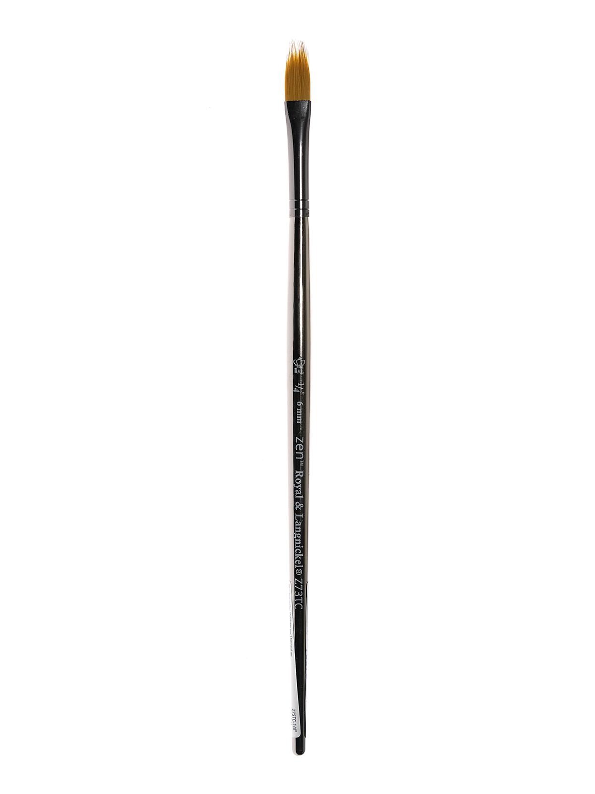 Zen Series 73 All Media Brushes filbert comb 1 4 in.