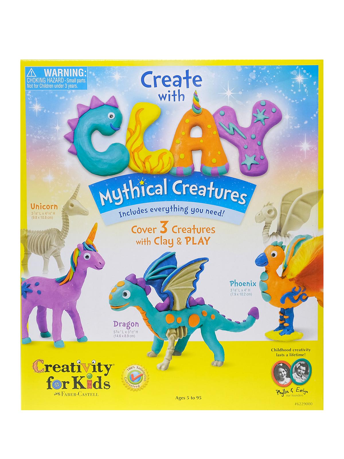 Create with Clay Mythical Creatures each