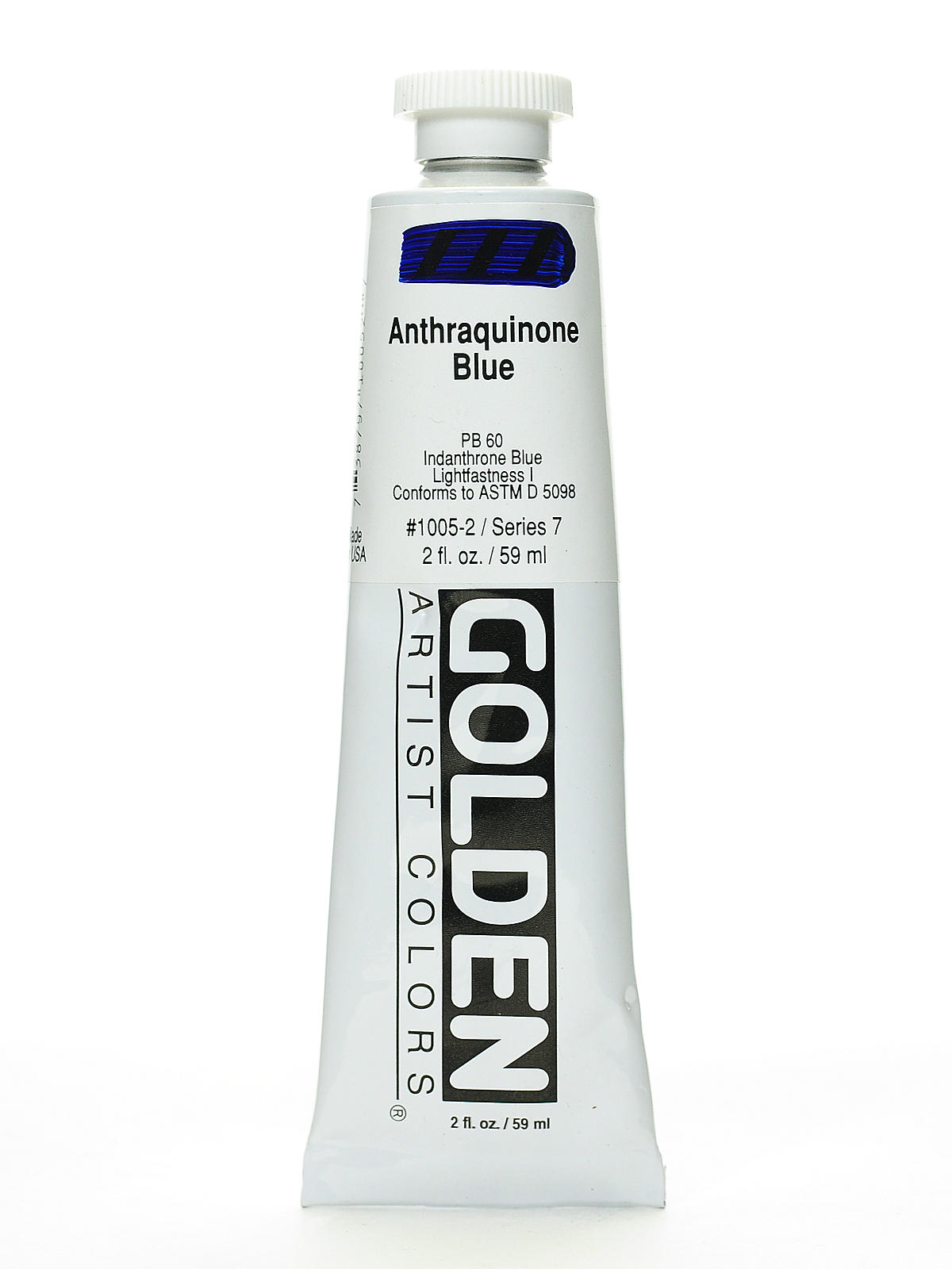 Heavy Body Acrylics anthraquinone blue 2 oz.