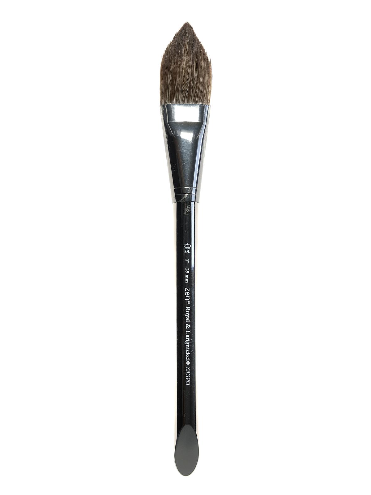 Zen Series 83 Watercolor Brushes pointed oval 1 in.