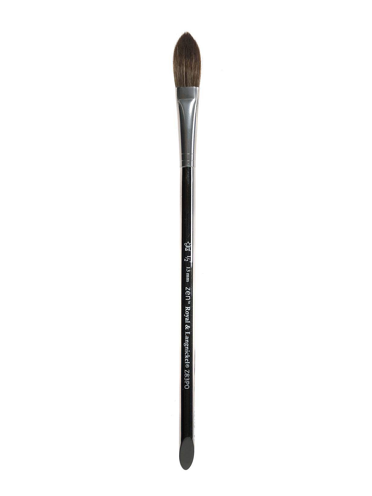 Zen Series 83 Watercolor Brushes pointed oval 1 2 in.