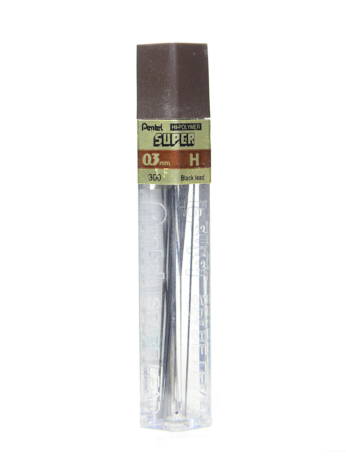 Super Hi-Polymer Refill Leads H 0.3 mm tube of 12