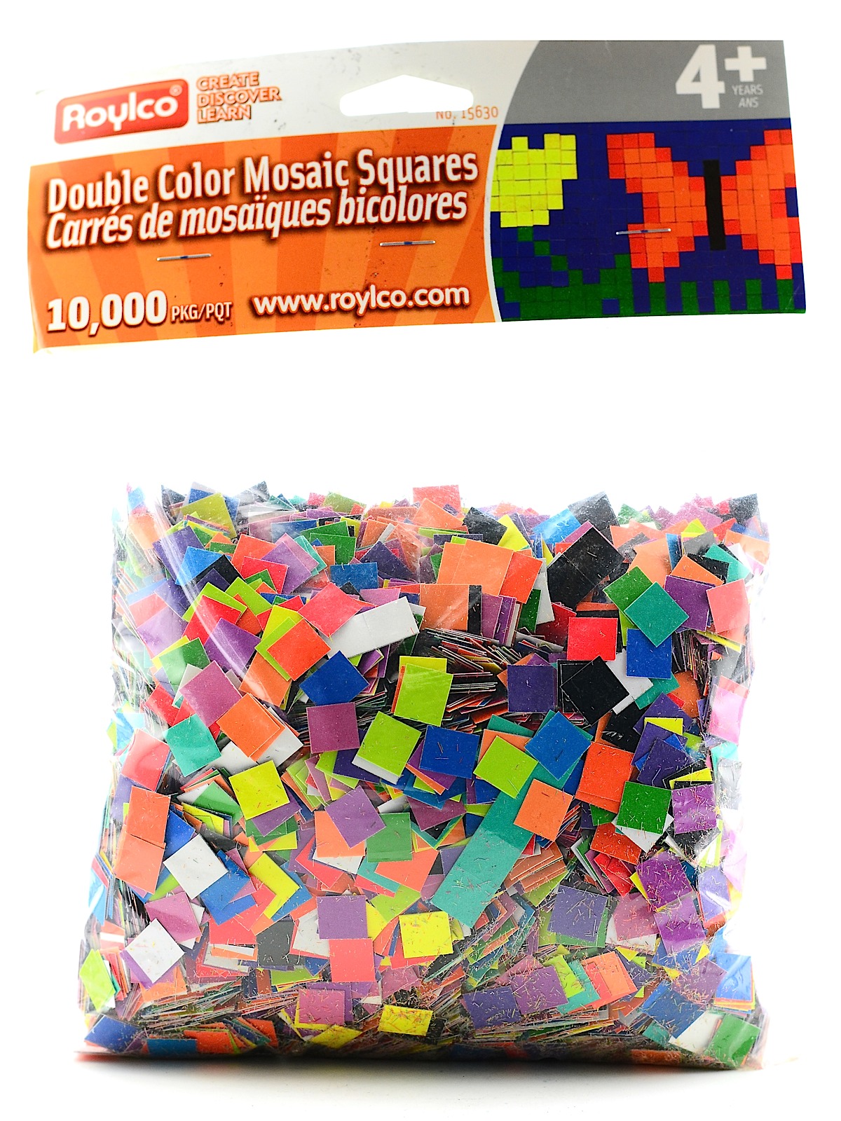 Collage Pieces Paper Mosaic Squares Pack Of 10,000