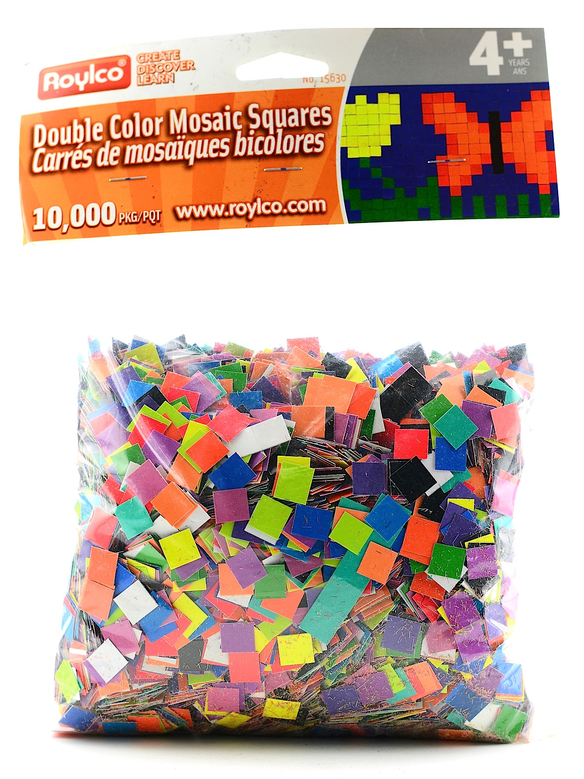 Collage Pieces paper mosaic squares pack of 10,000