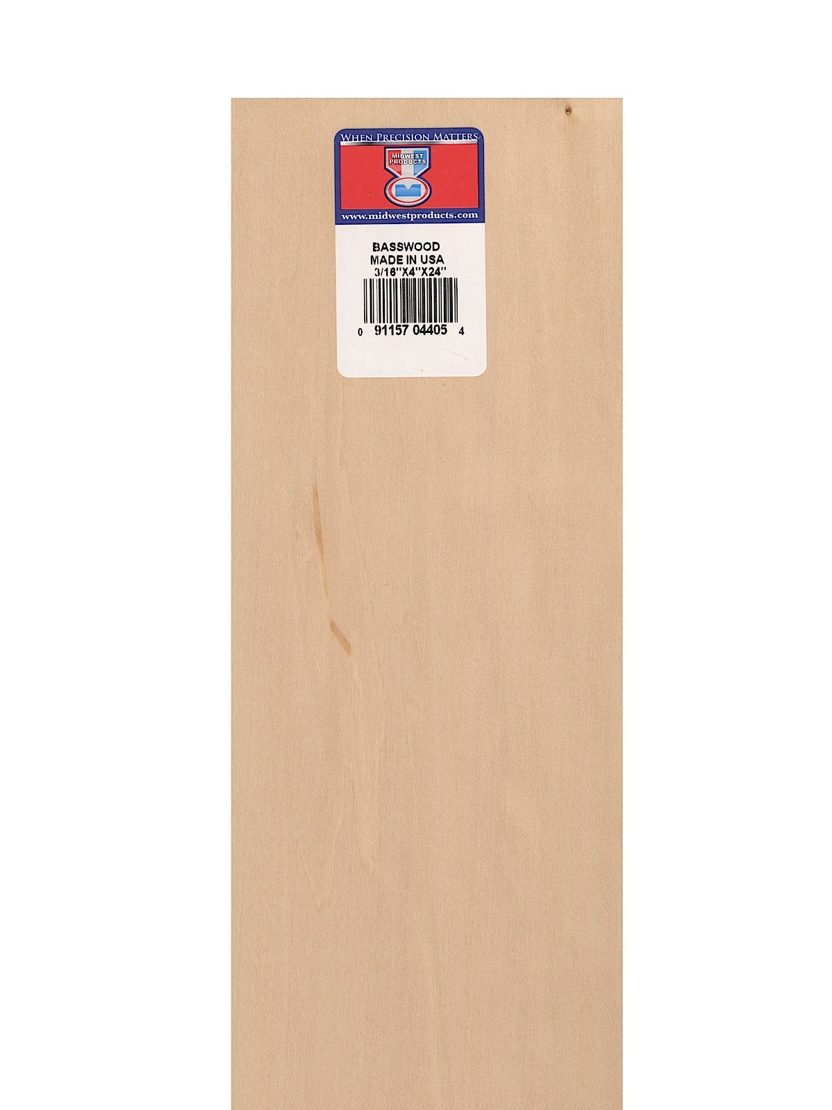 Basswood Sheets 3 16 in. 4 in. x 24 in.