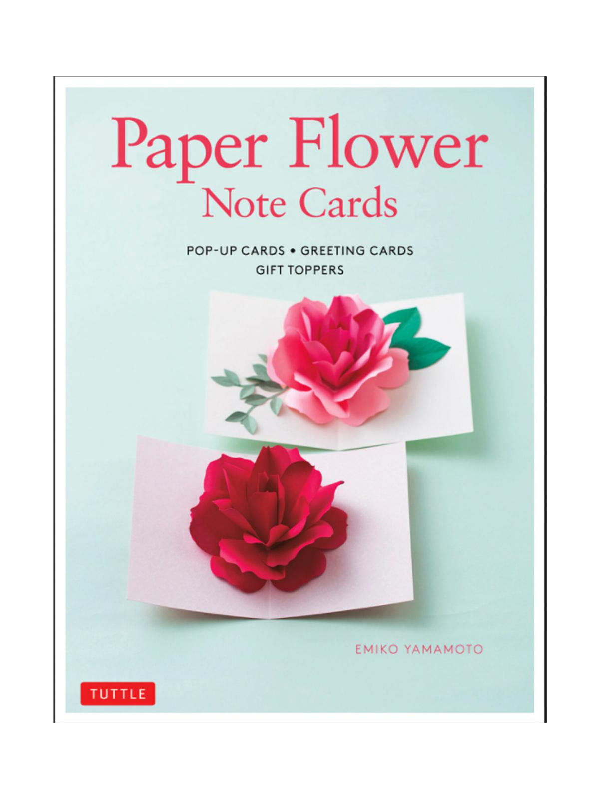 Paper Flower Note Cards each