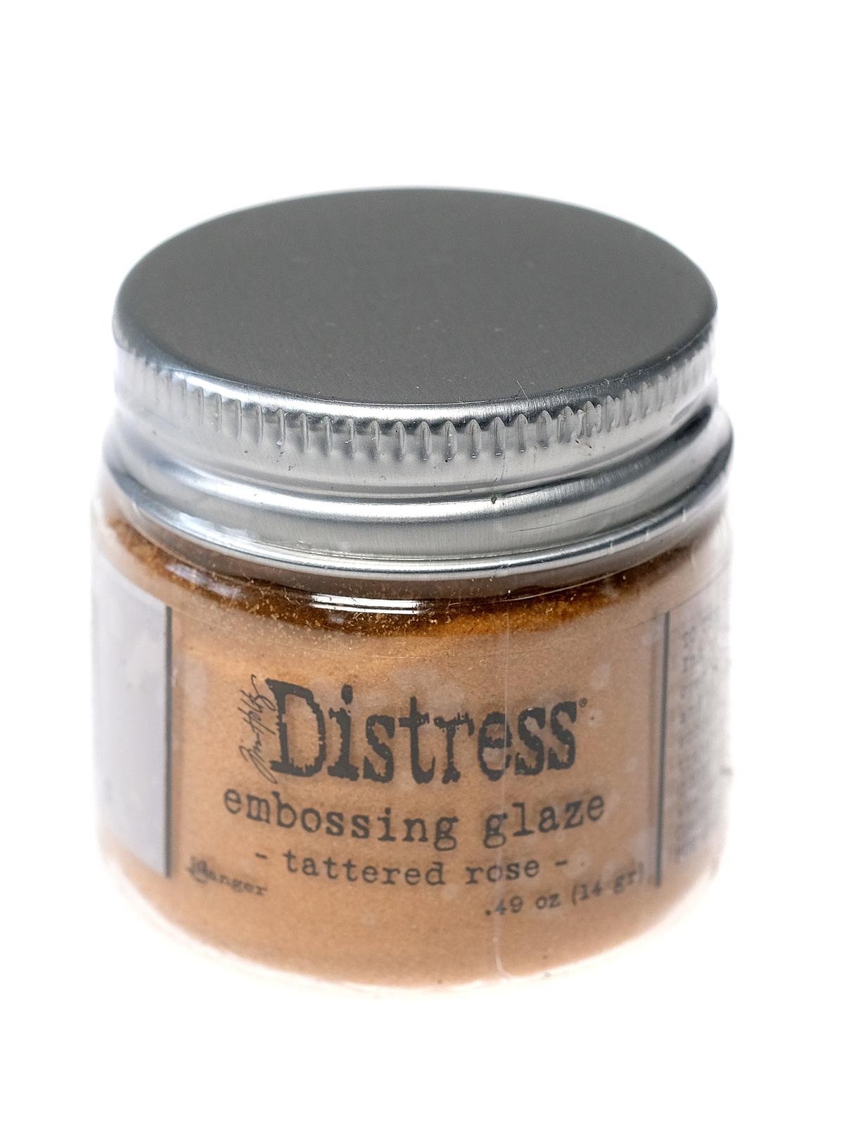 Tim Holtz Distress Embossing Glaze tattered rose 1 oz. jar
