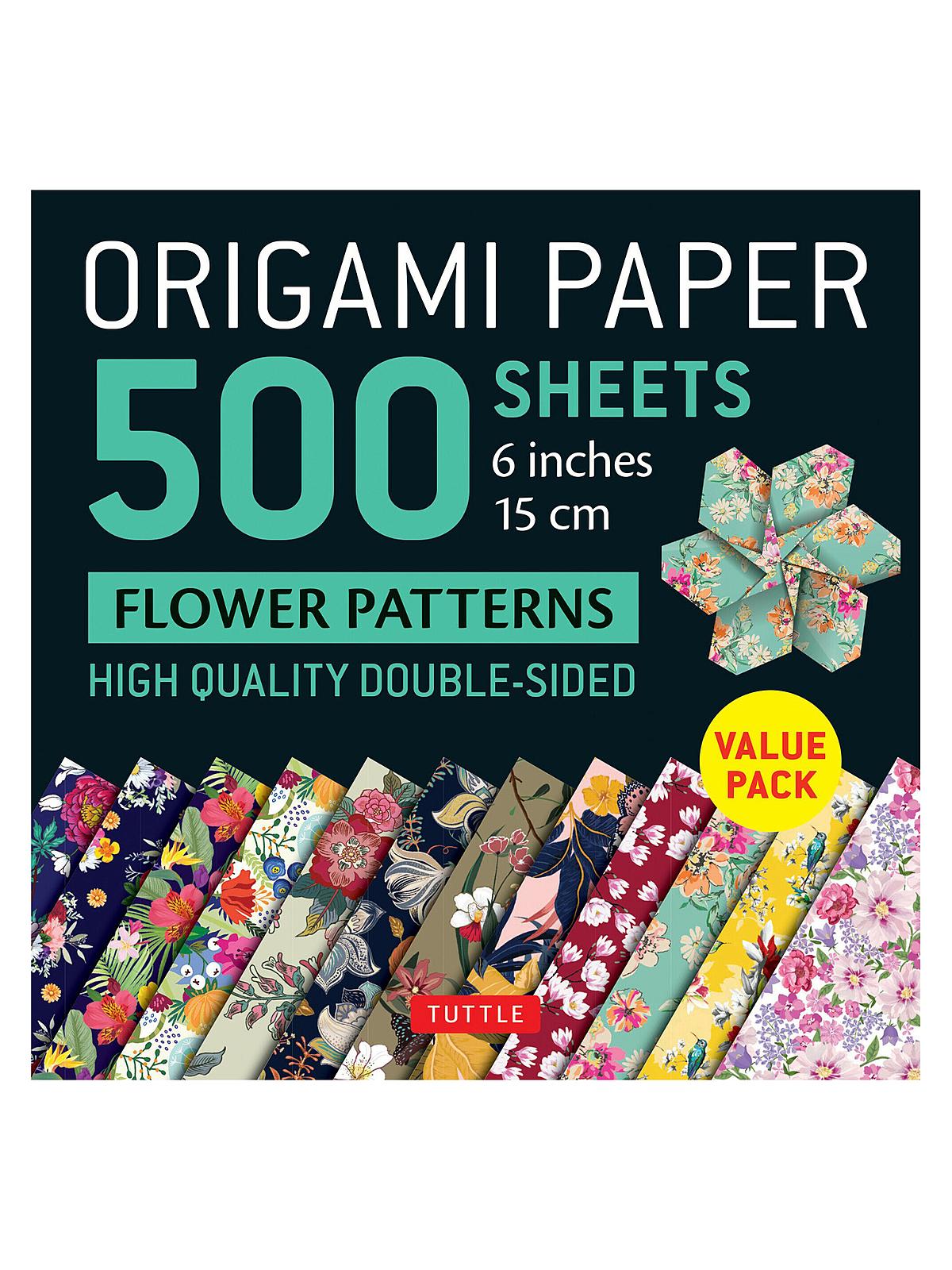 Origami Paper Flower Patterns 6 x 6 200 sheets