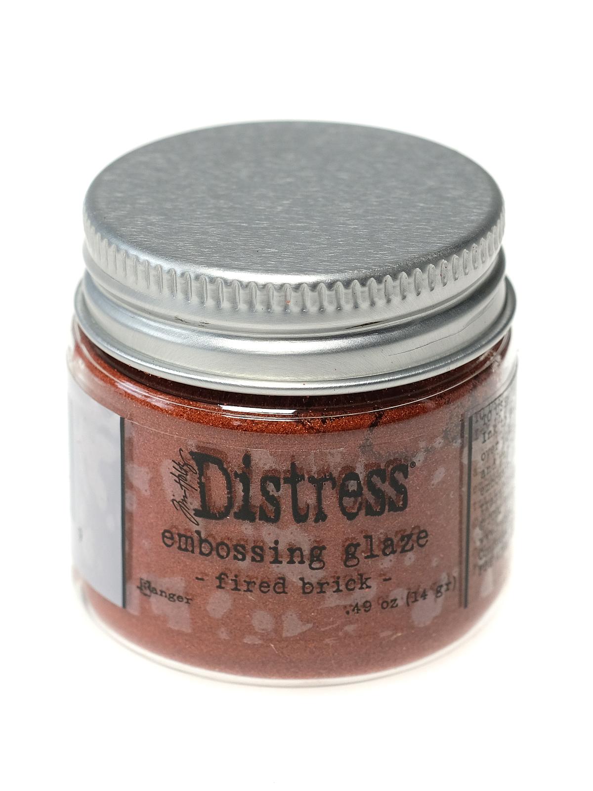 Tim Holtz Distress Embossing Glaze Fired Brick 1 Oz. Jar