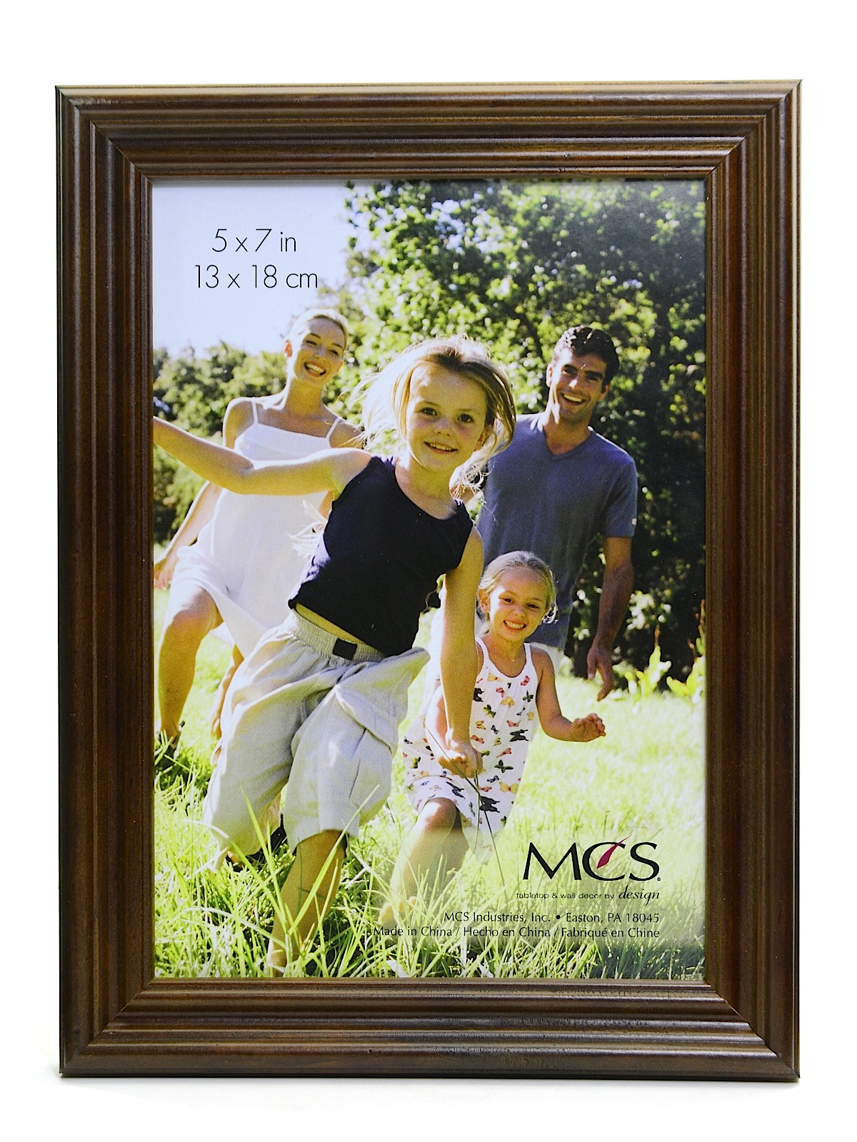 Solid Wood Frame walnut 5 in. x 7 in.