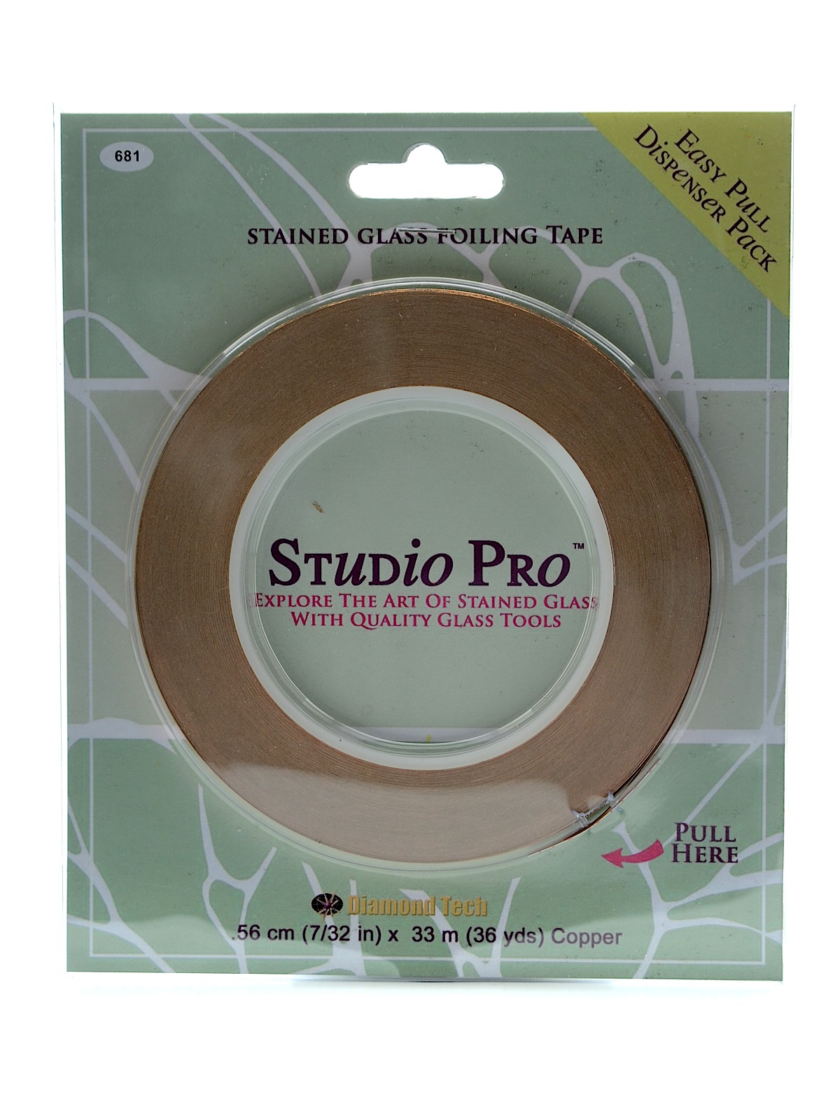 Studio Line Stained Glass Foil Copper 7 32 In.