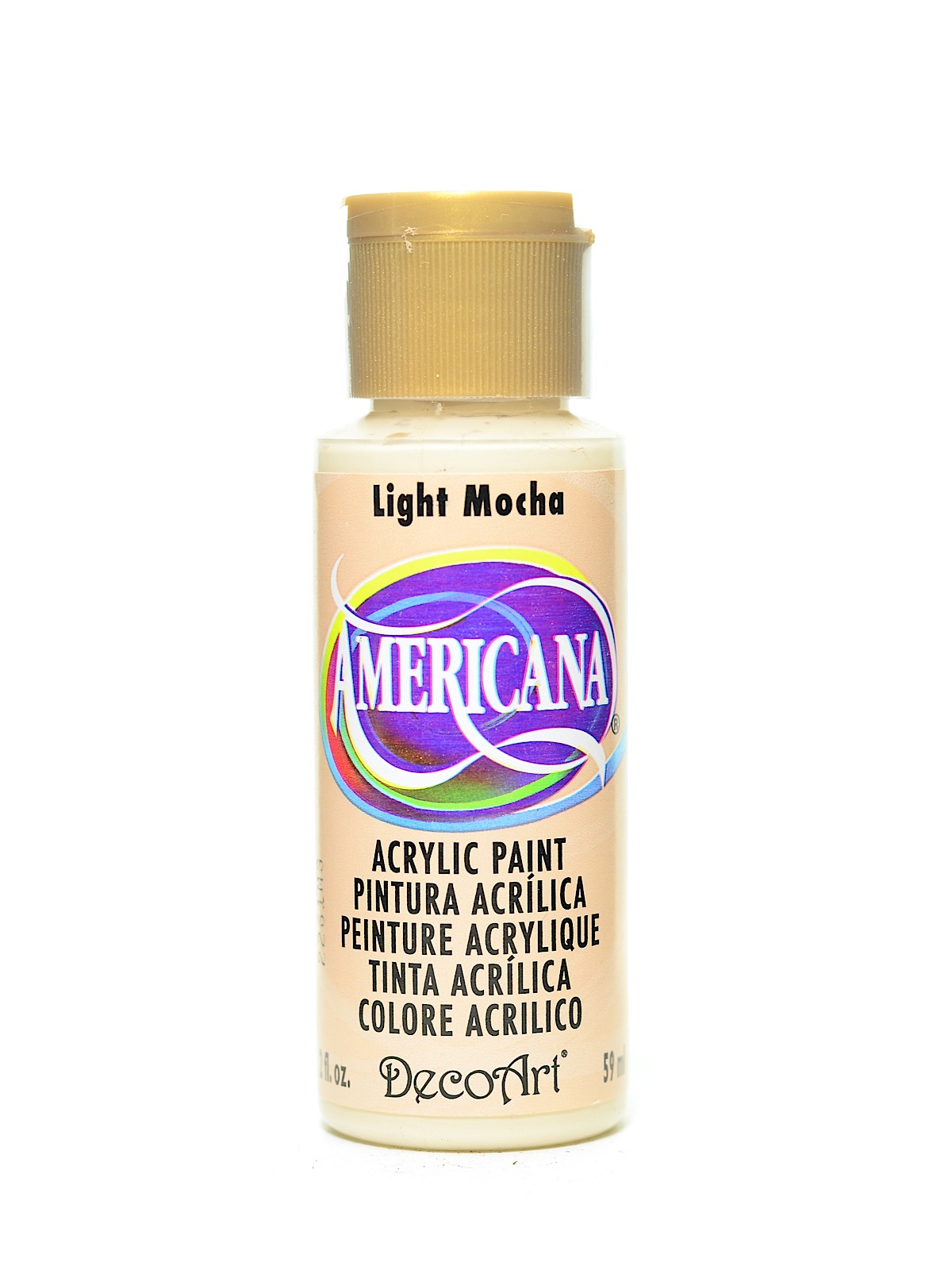 Americana Acrylic Paints light mocha 2 oz.
