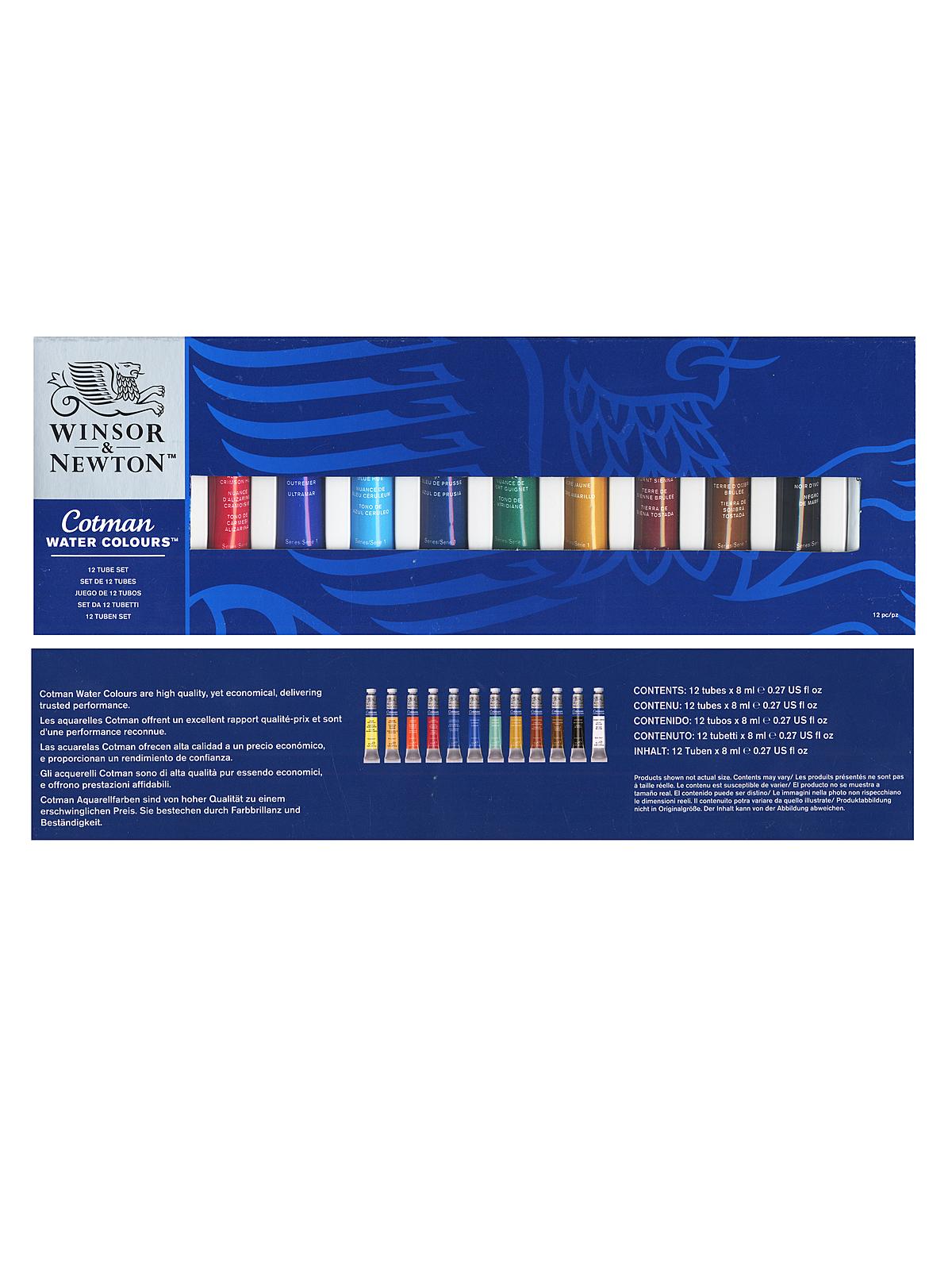 Cotman Water Colour Introductory Sets set of 12