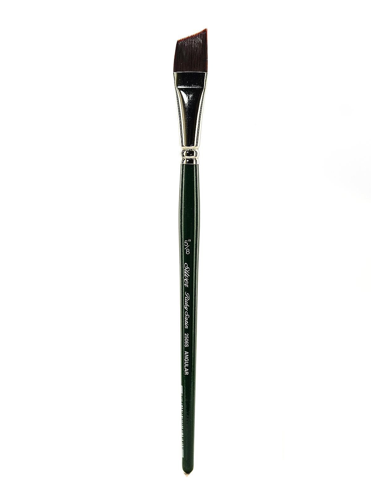Ruby Satin Series Synthetic Brushes Short Handle 5 8 in. angular 2506S
