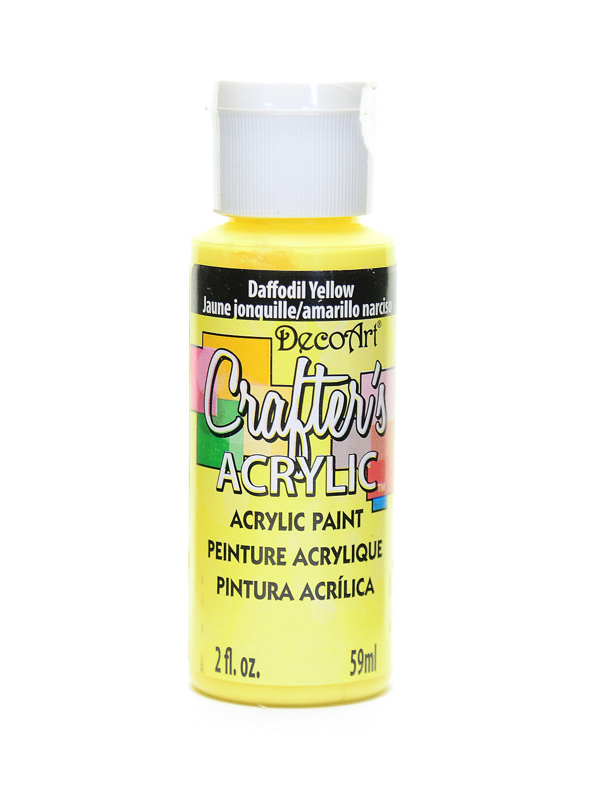 Crafters Acrylic 2 oz daffodil yellow