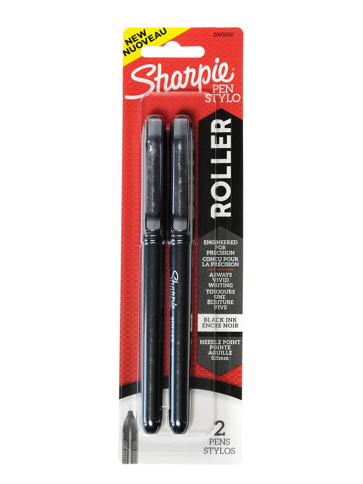 Rollerball Pens black set of 2