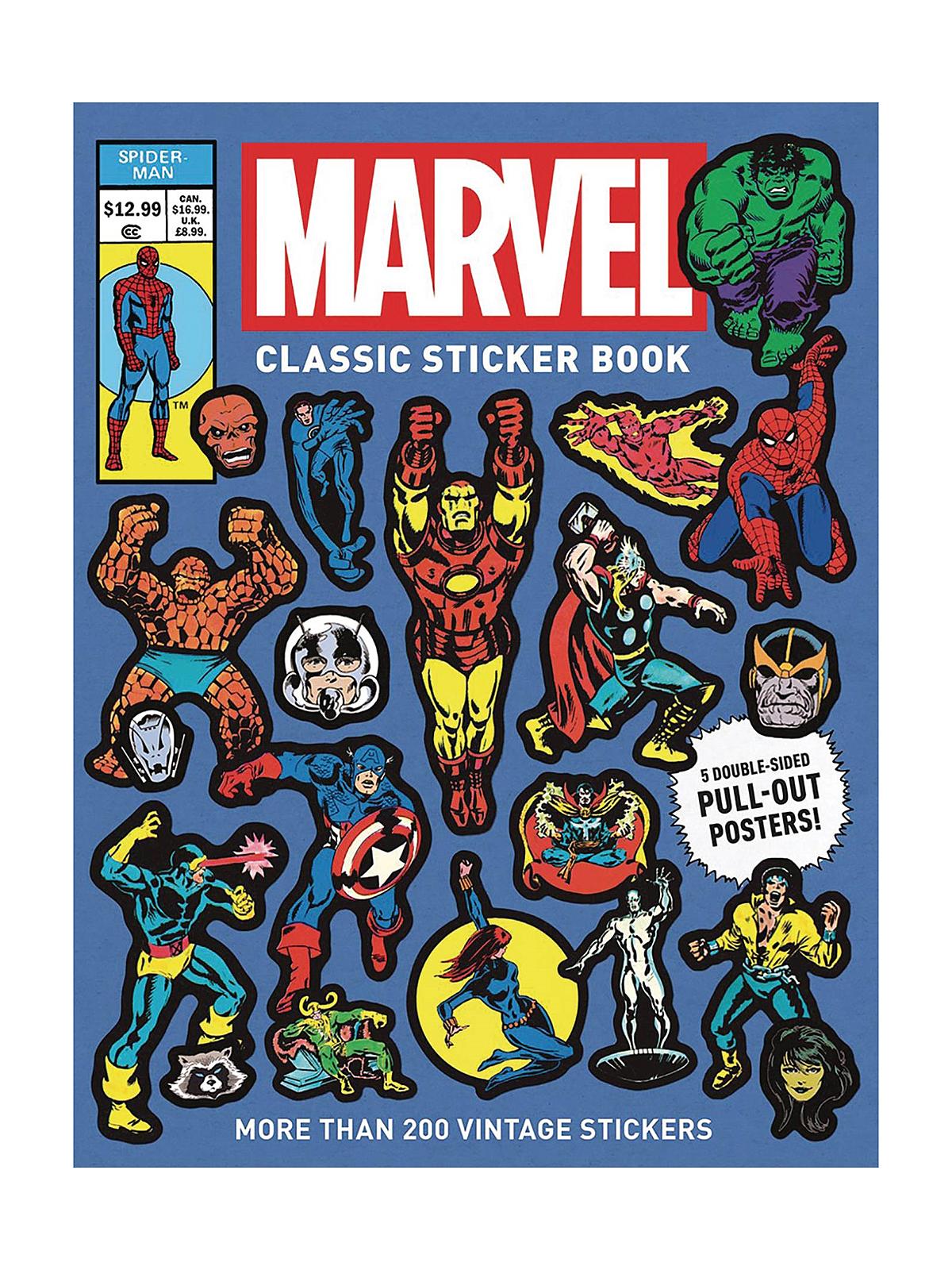 Marvel Classic Sticker Book Each