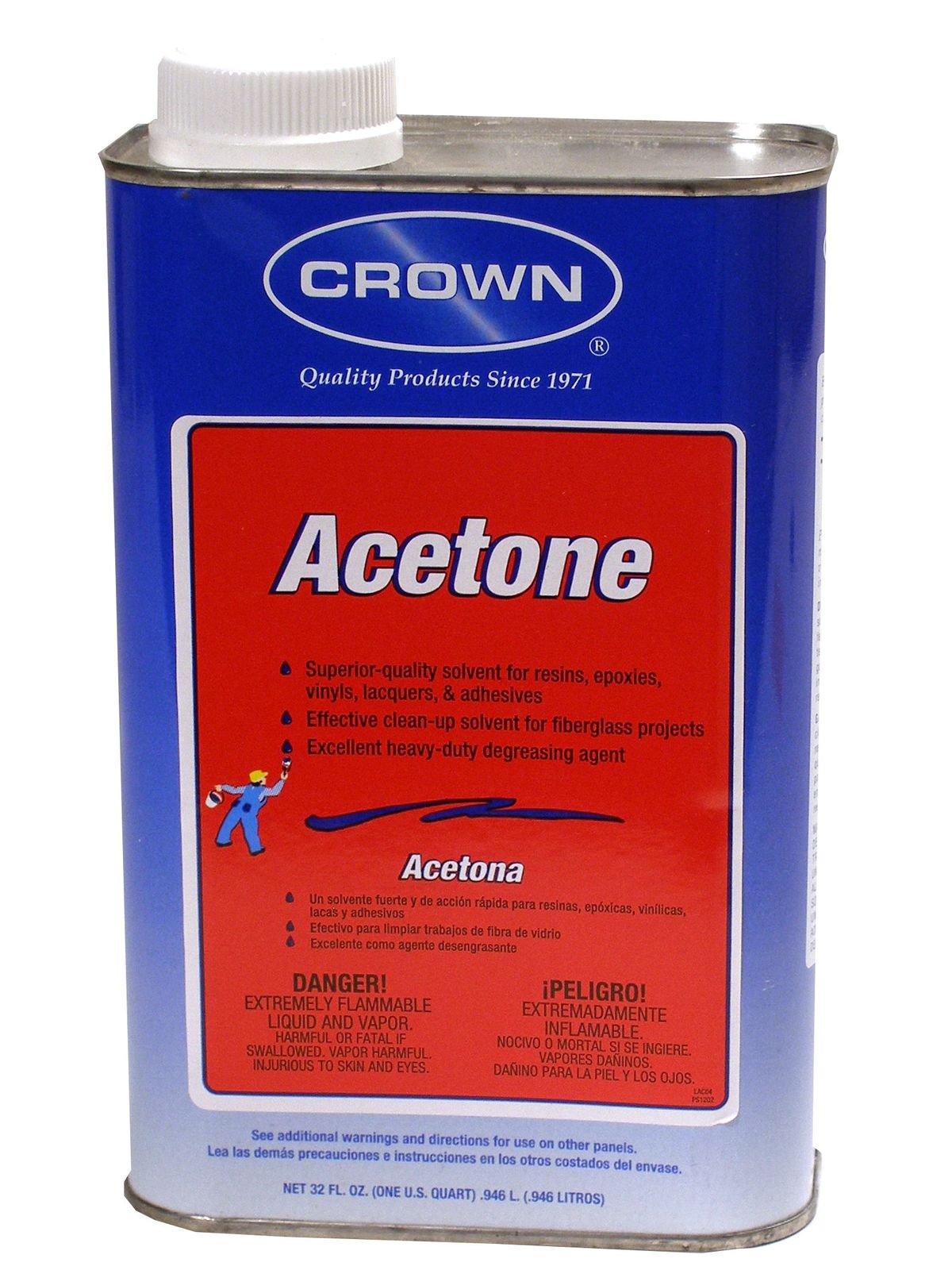 Acetone 32 Oz.