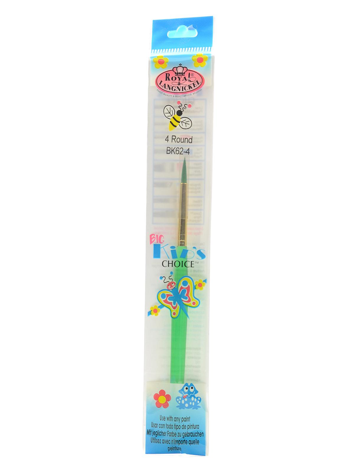 Big Kid's Choice Brushes round 4 green