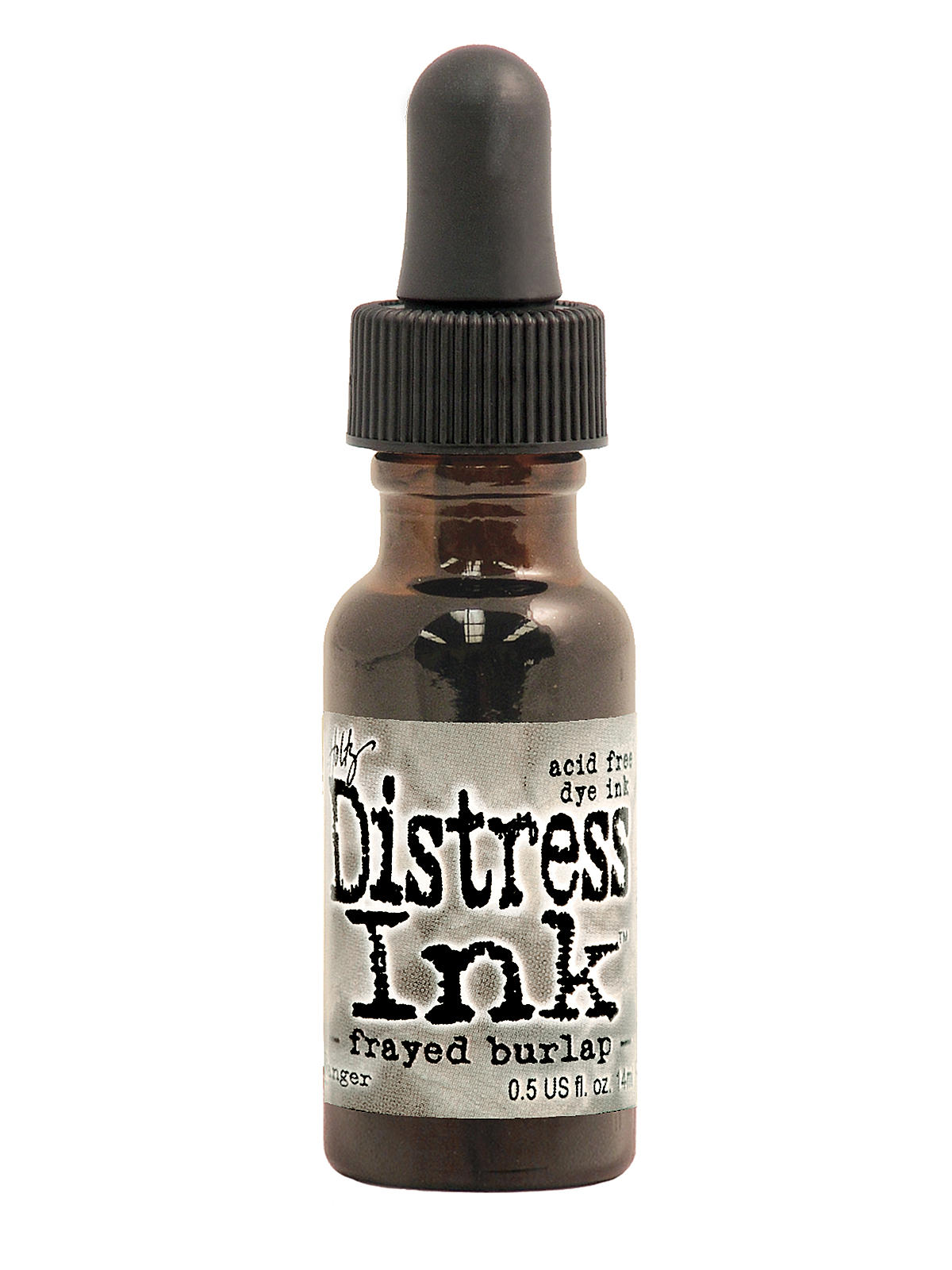 Tim Holtz Distress Ink frayed burlap 0.5 oz. reinker bottle