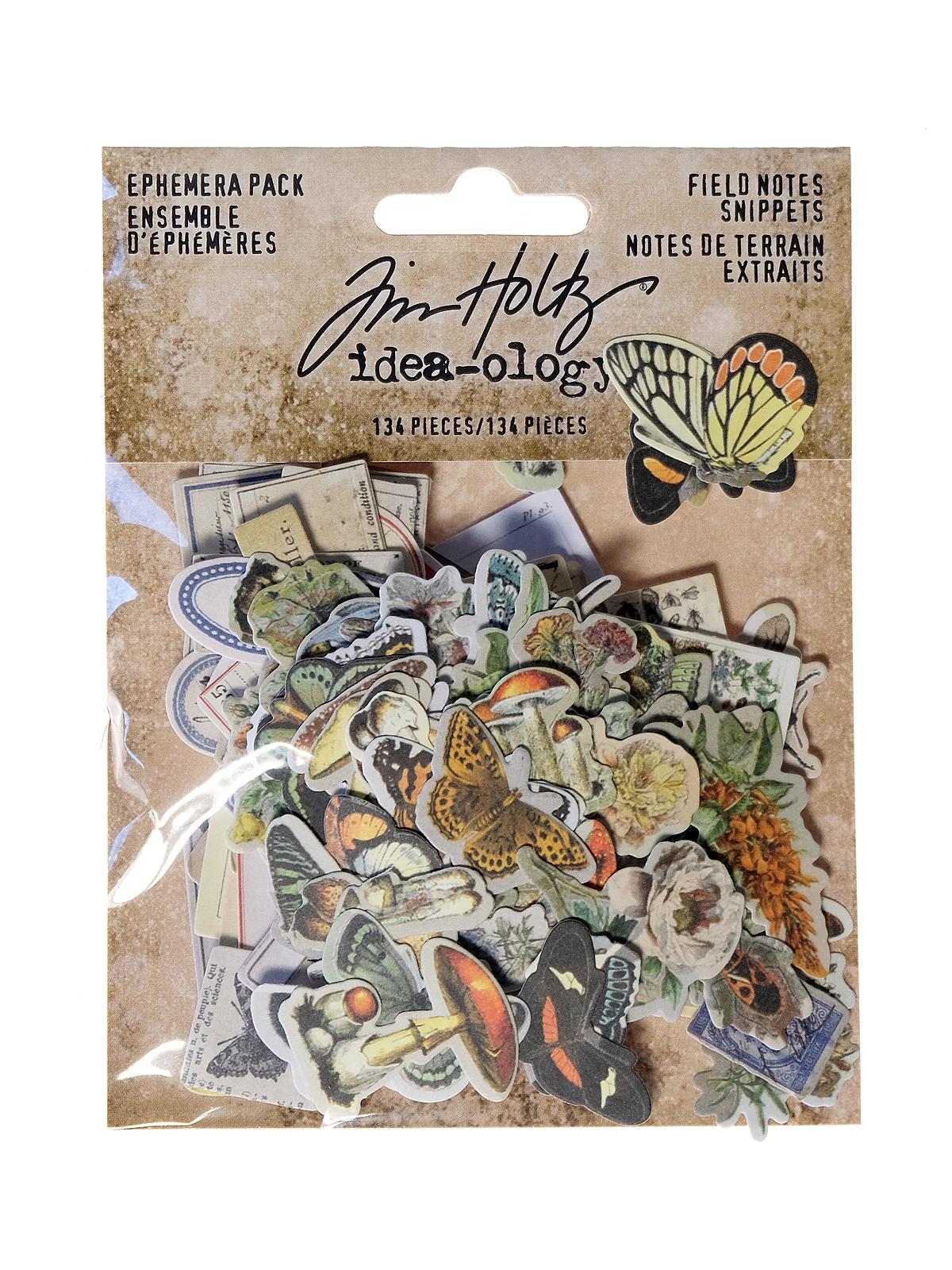 Idea-ology Paperie snippets ephemera field notes 134 pieces