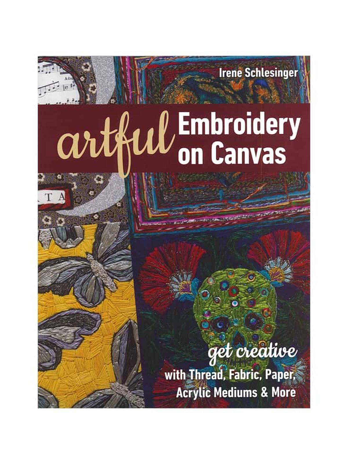 Artful Embroidery on Canvas each
