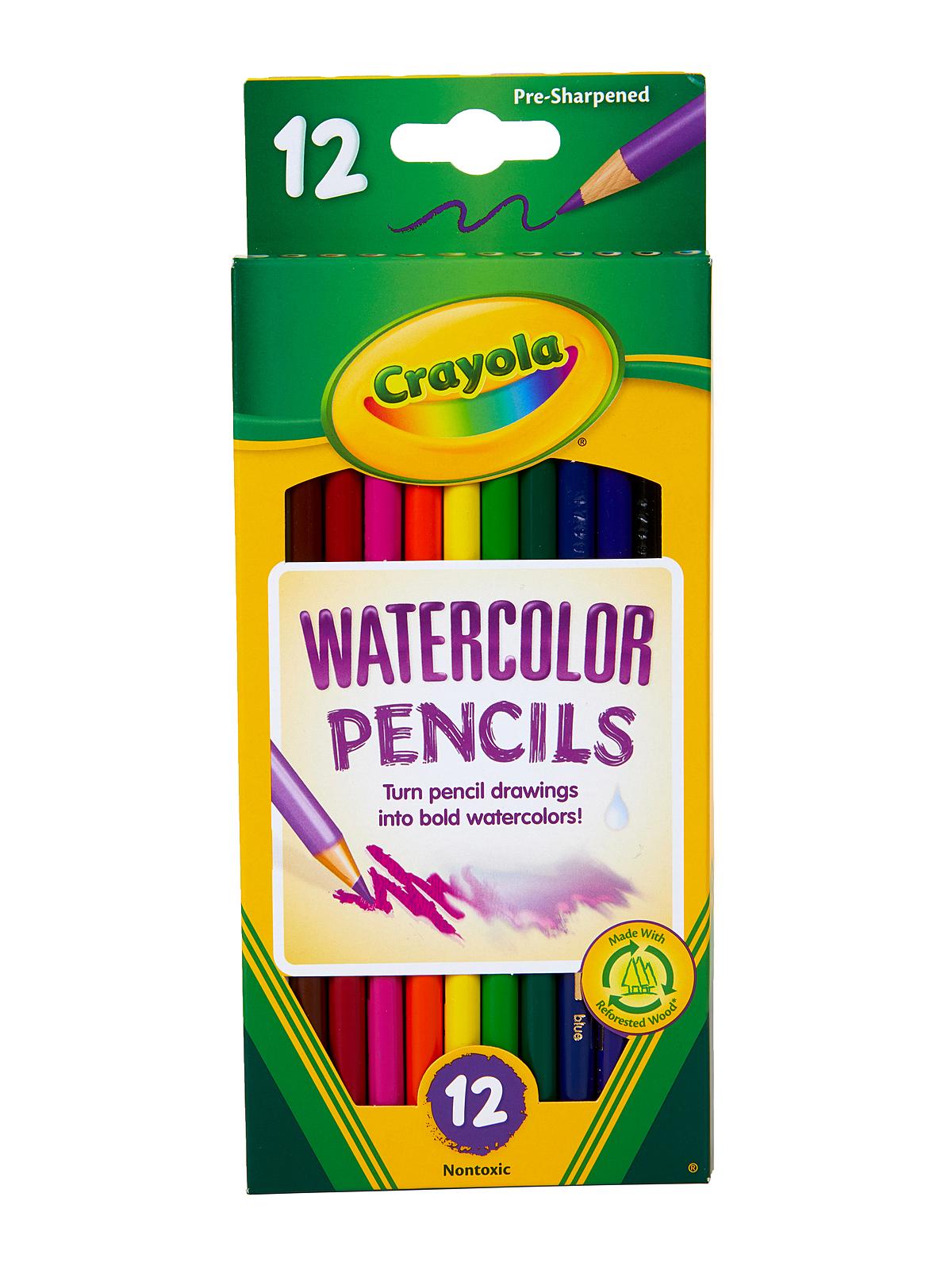Watercolor Colored Pencils Box Of 12