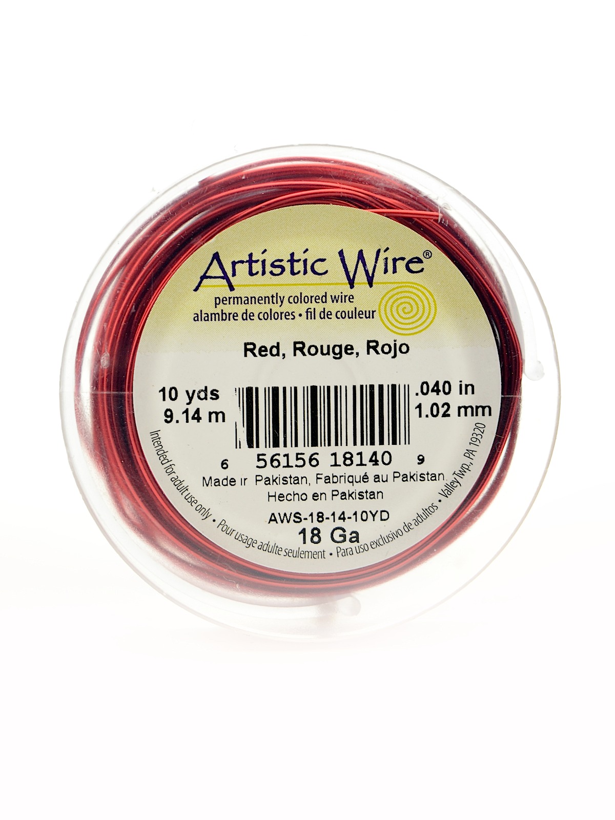 Spools 10 yd. red 18 gauge