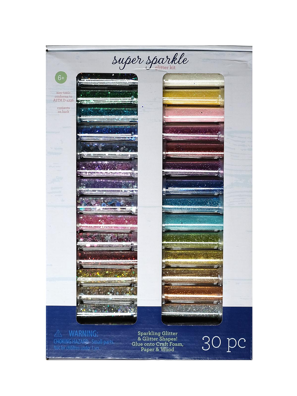 Super Sparkle Glitter Kit 30 Pieces