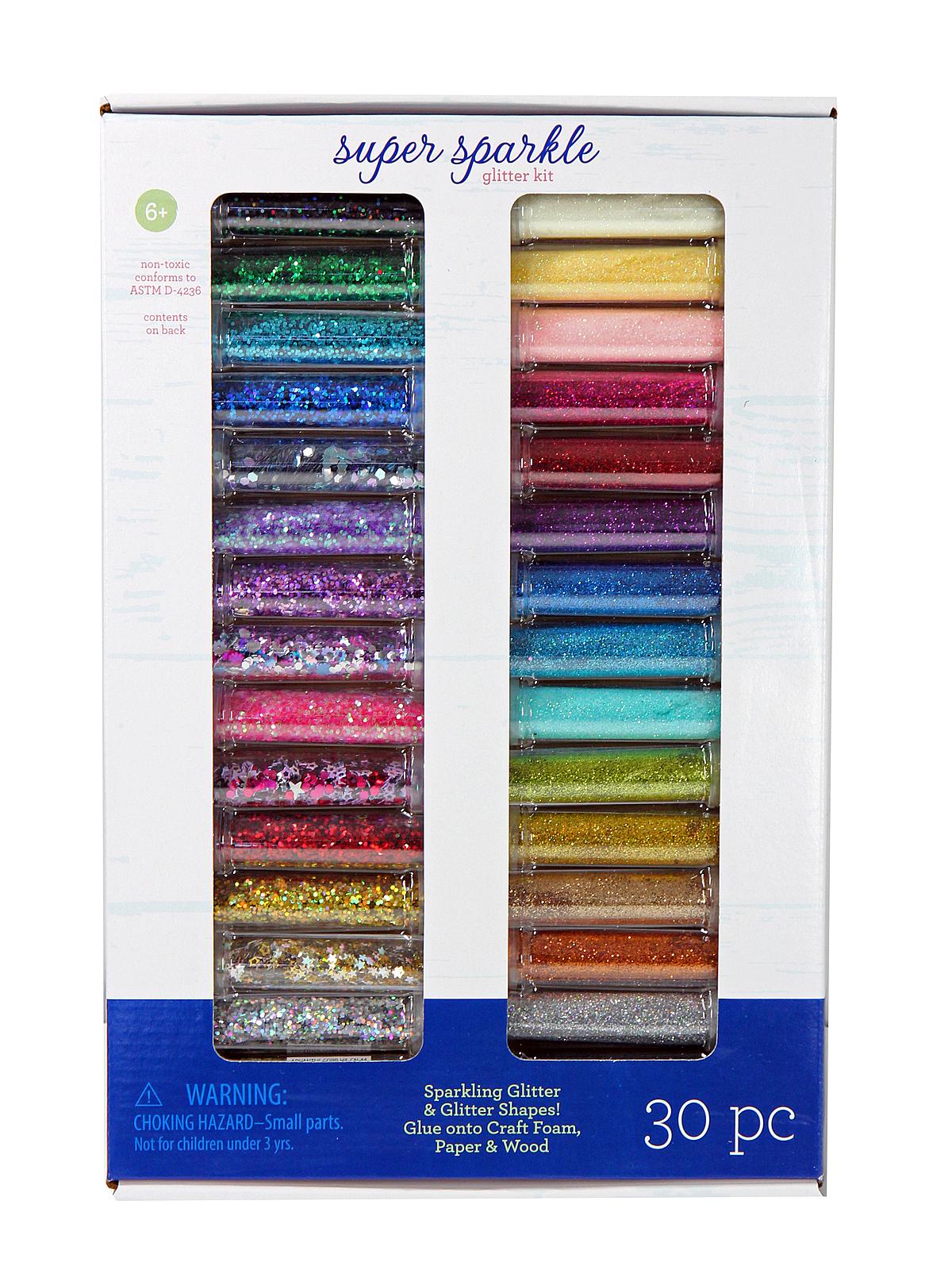 Super Sparkle Glitter Kit 30 pieces