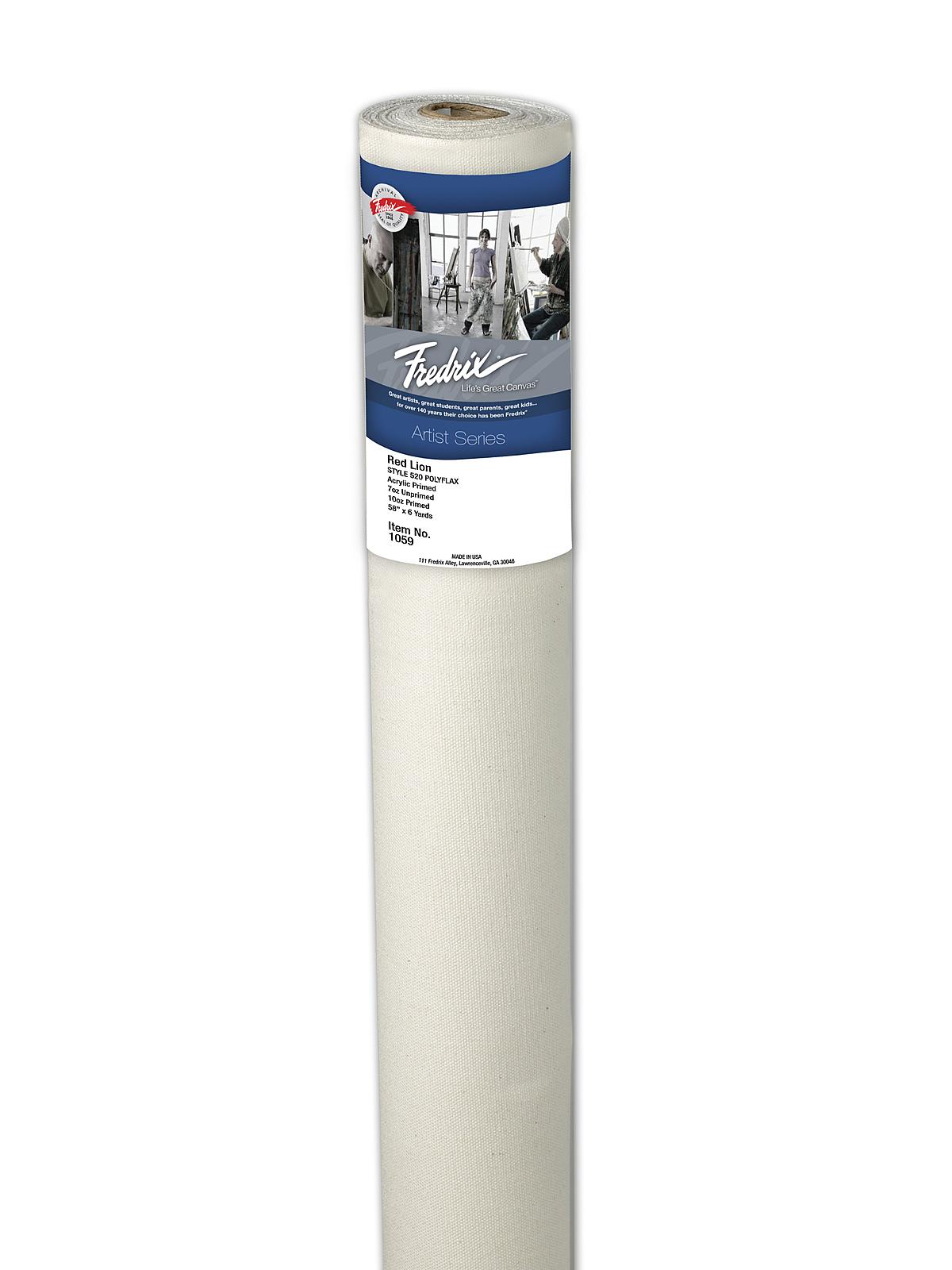 Polyflax Primed Canvas no. 520 Red Lion 58 in. x 6 yd. roll