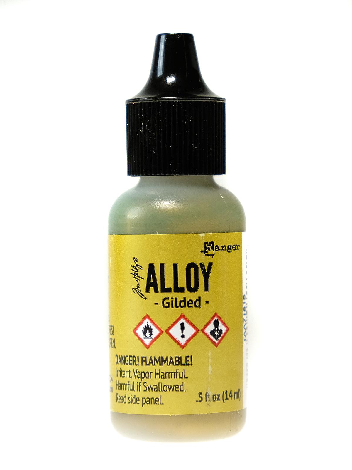 Tim Holtz Alcohol Ink Alloys 0.5 fl. oz. bottle Gilded