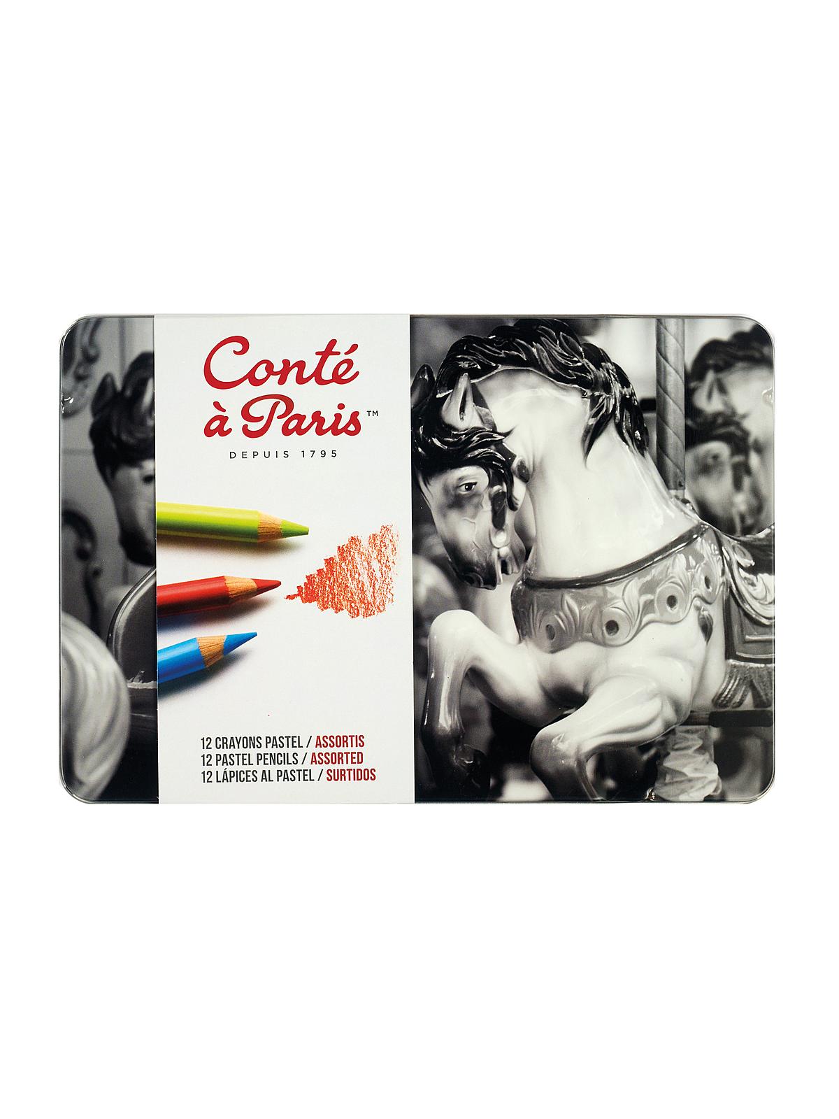 Pastel Pencil Sets tin of 12