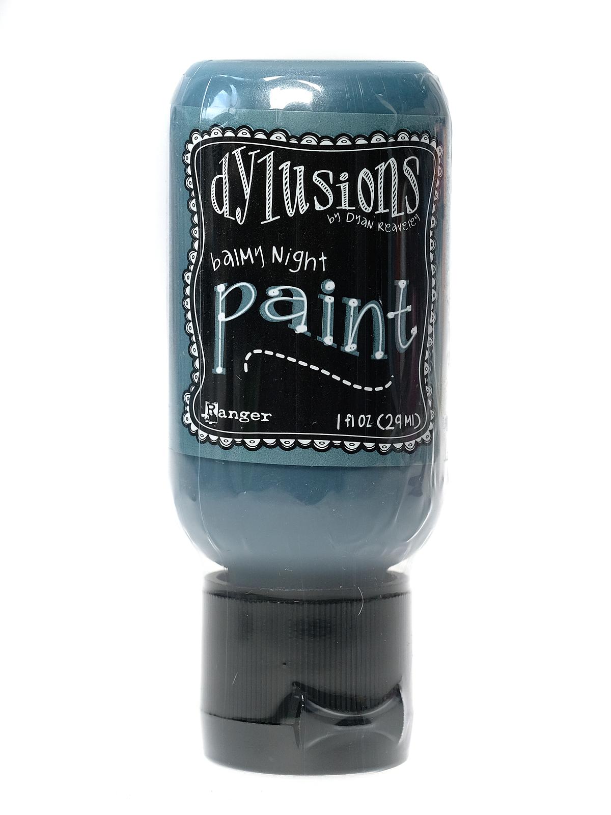 Dylusions Flip Cap Paint 1 oz. bottle balmy night