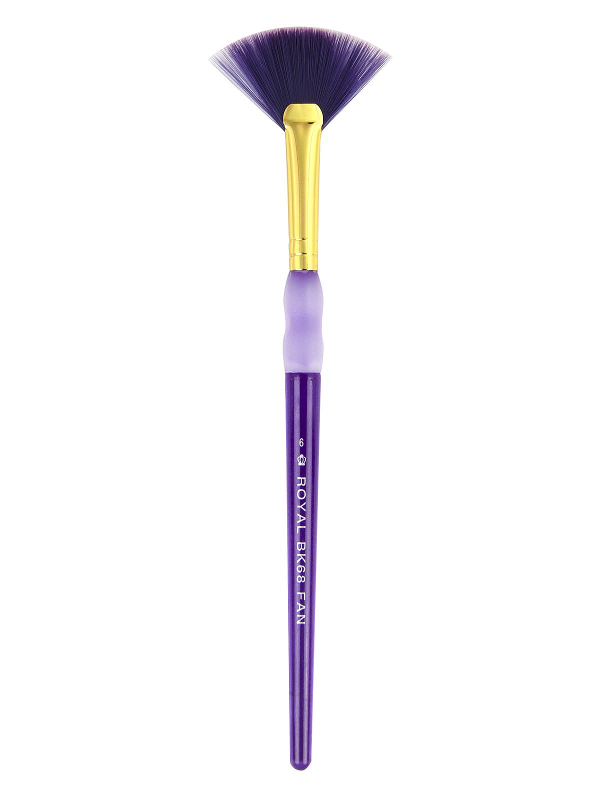 Big Kid's Choice Brushes fan 6 purple