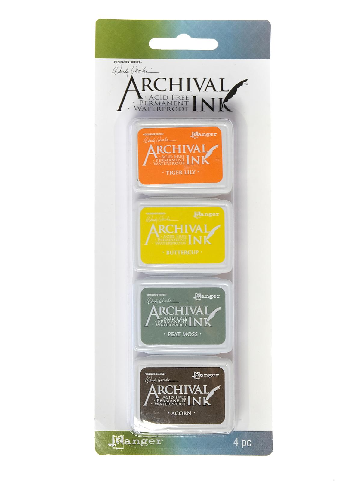 Wendy Vecchi Mini Archival Ink Kits kit #5 pack of 4