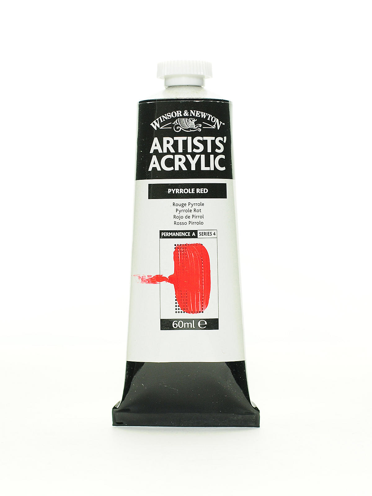 Professional Acrylic Colours pyrrole red 60 ml 534
